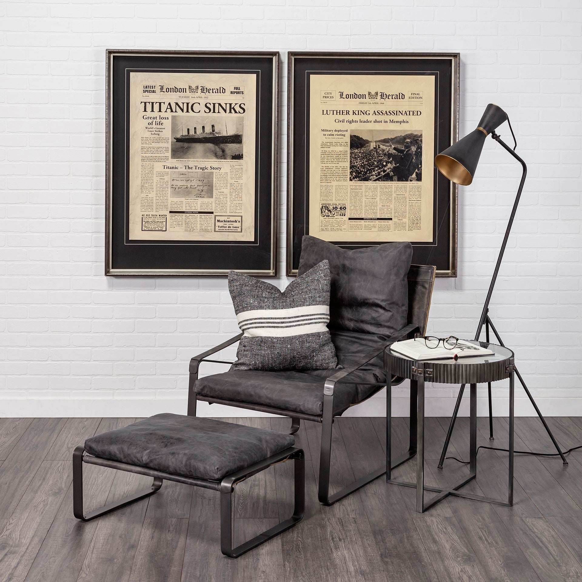 Titanic Sinks News Headliner Art