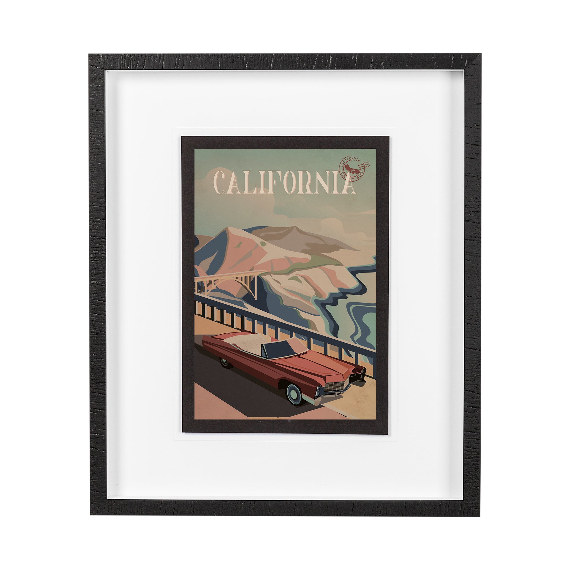 California Go Framed Art