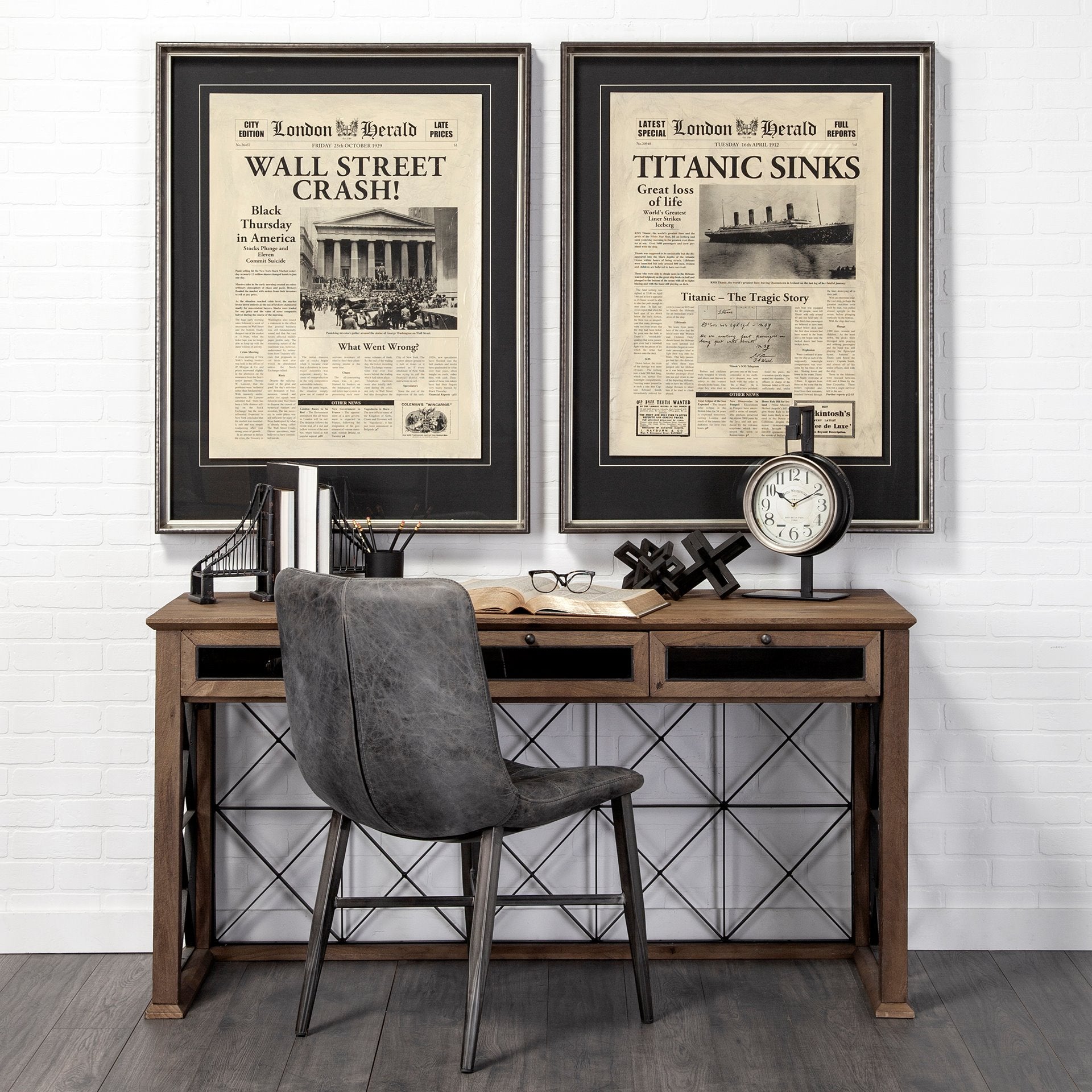 Wall Street Crash News Headliner Art