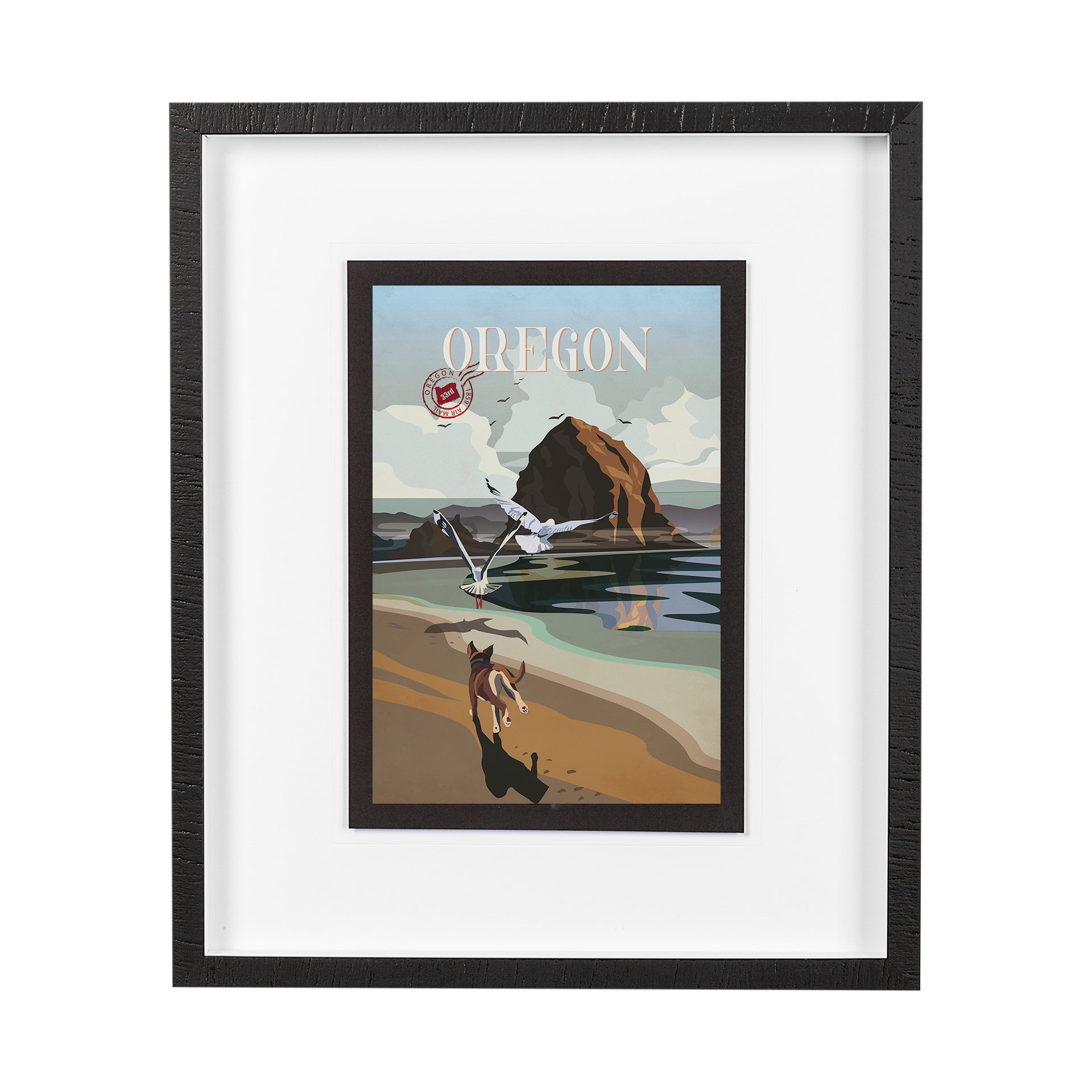 Oregon Go Framed Art