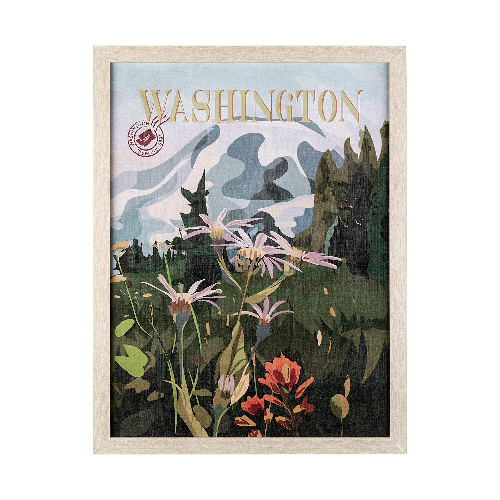 Washington Go Framed Art