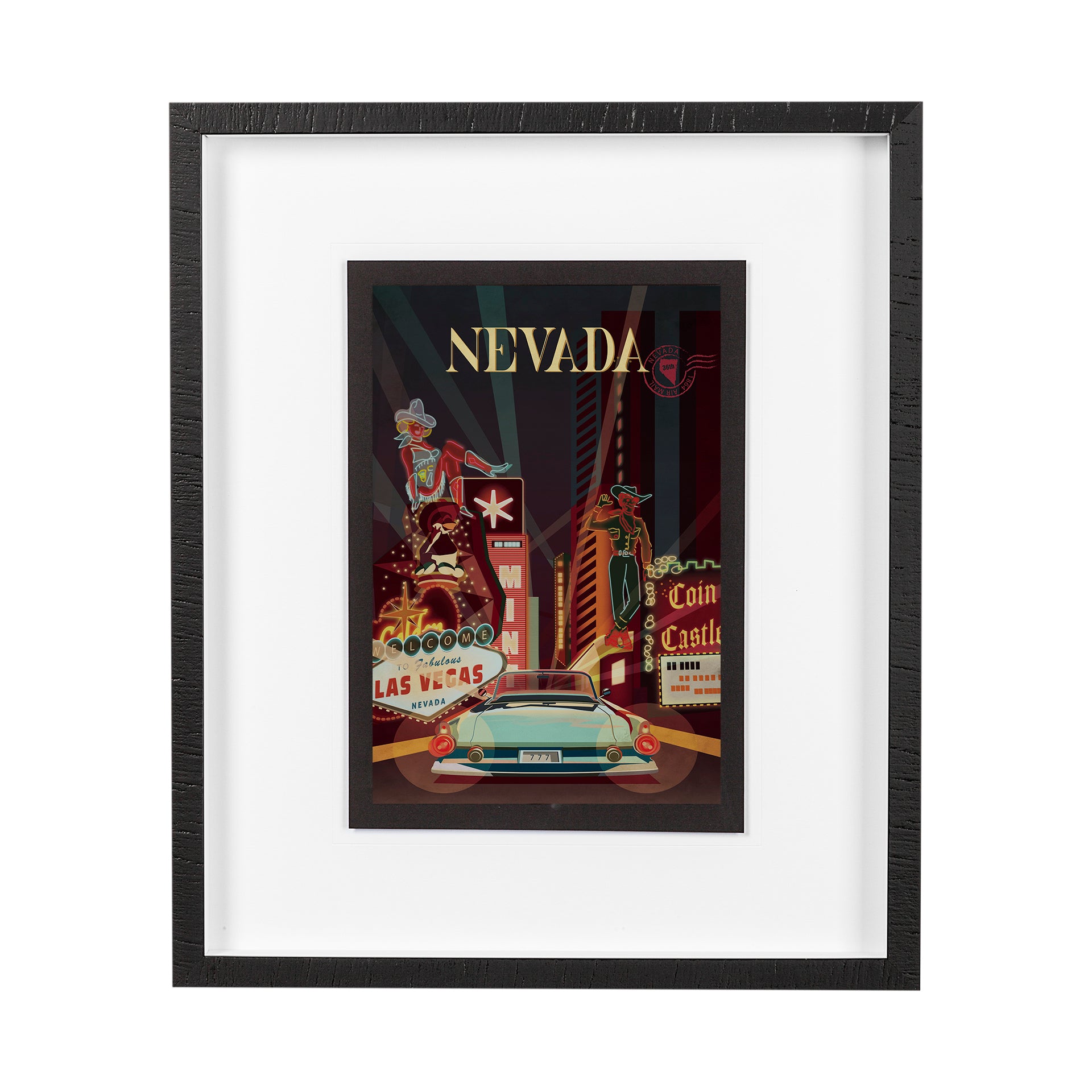 Nevada Go Framed Art