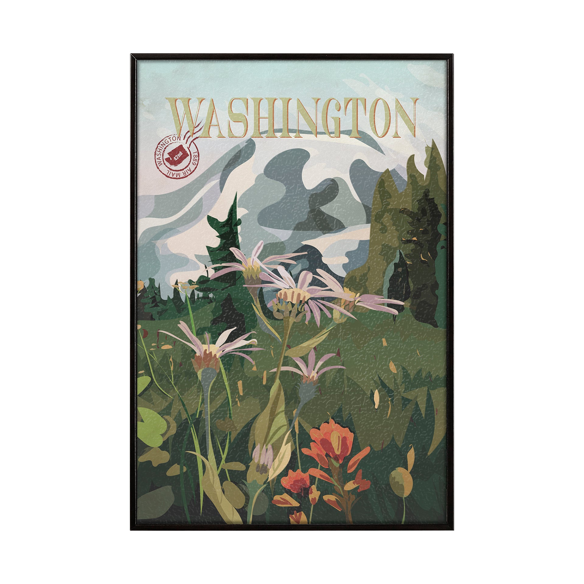 Washington Go Framed Art