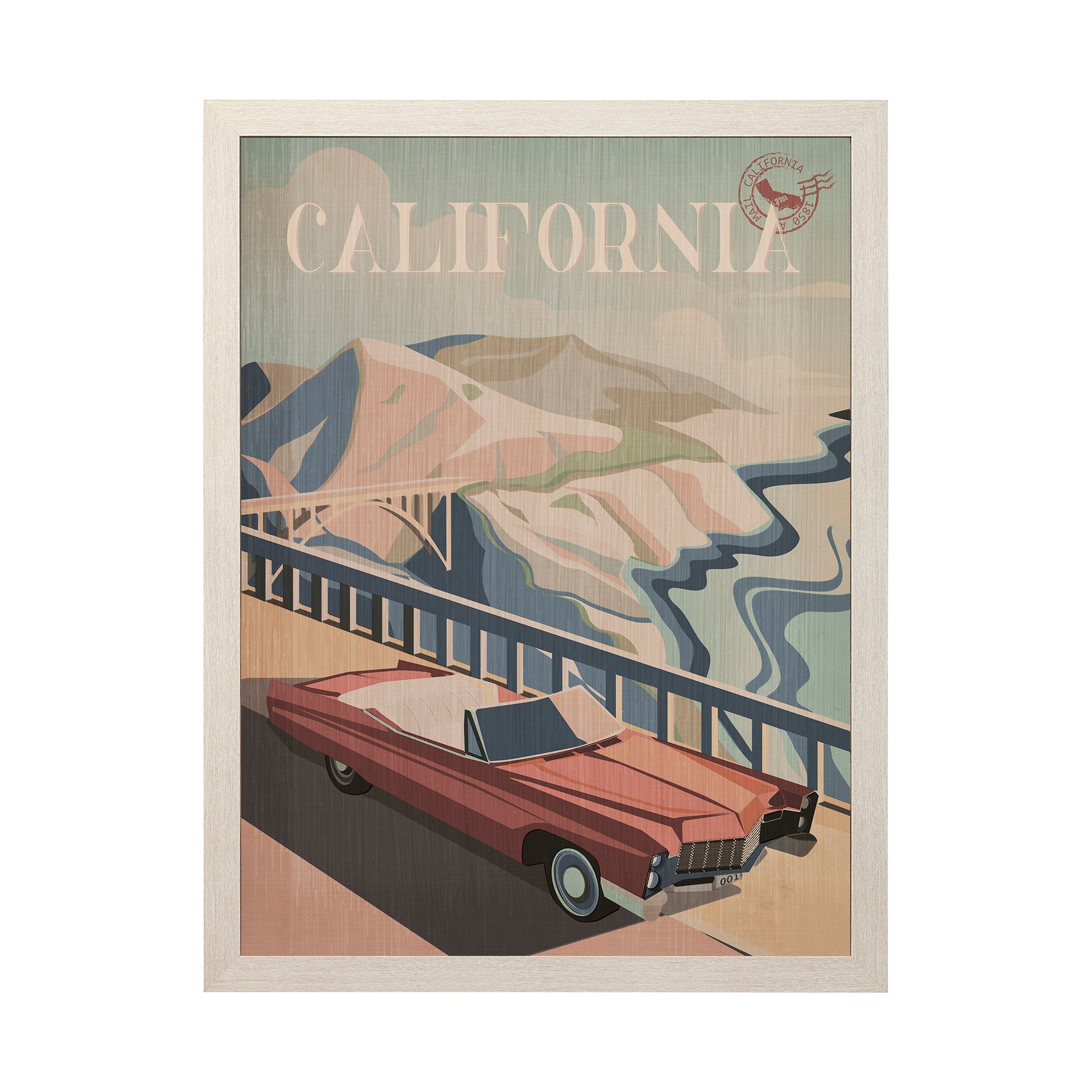 California Go Framed Art
