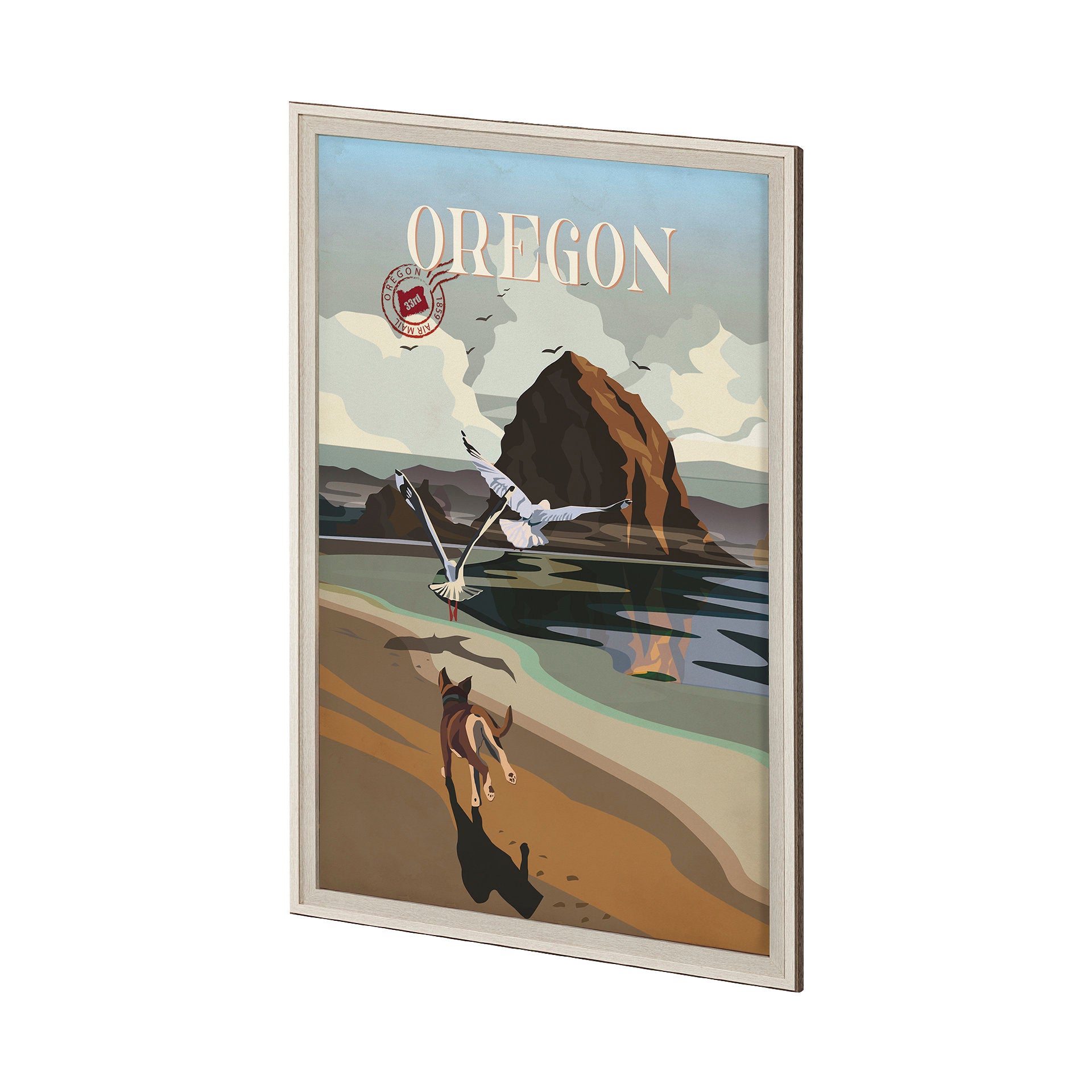 Oregon Go Framed Art