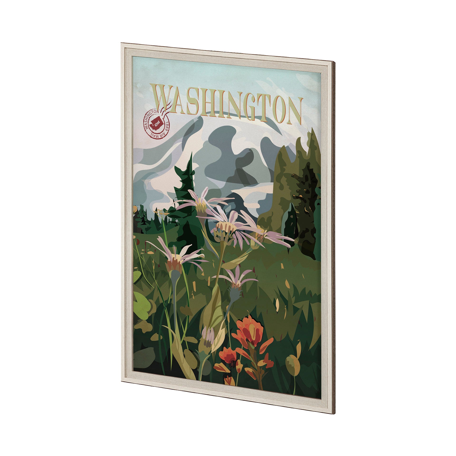 Washington Go Framed Art