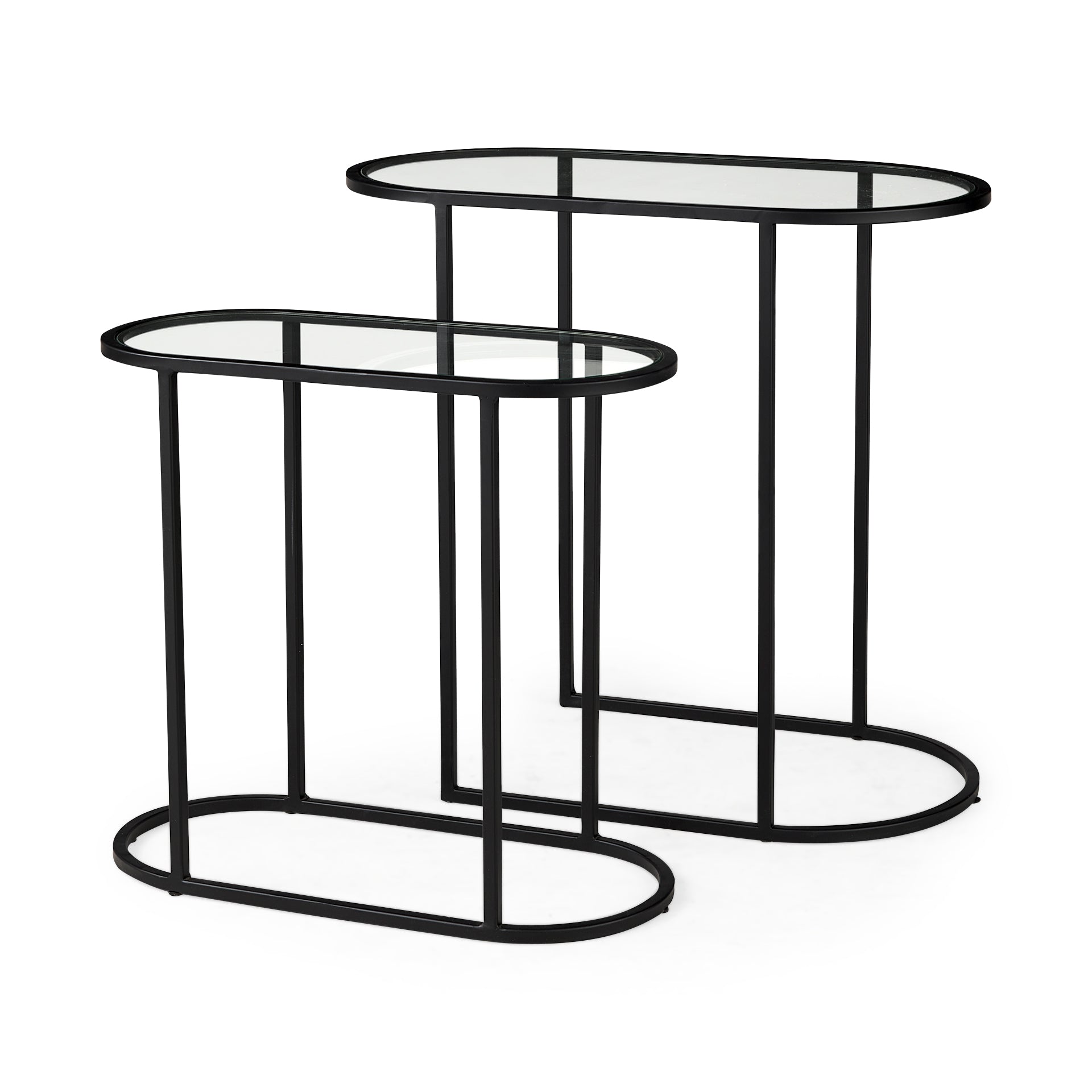 Celine Black Nesting Accent Tables