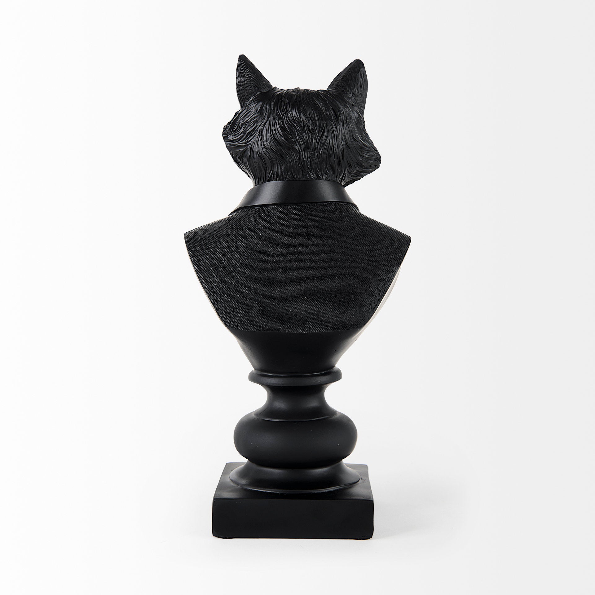 Murray Black Resin Fox Bust