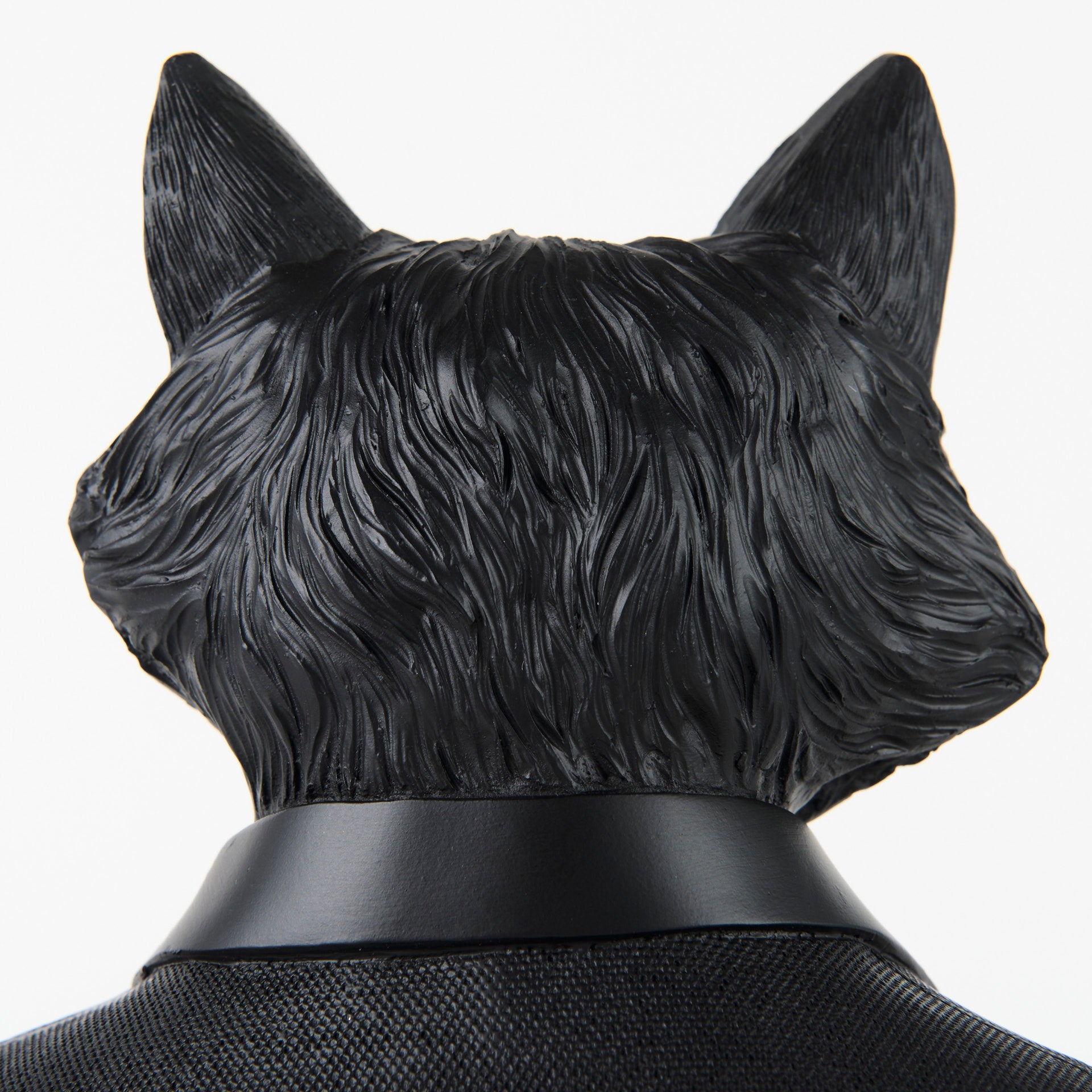 Murray Black Resin Fox Bust