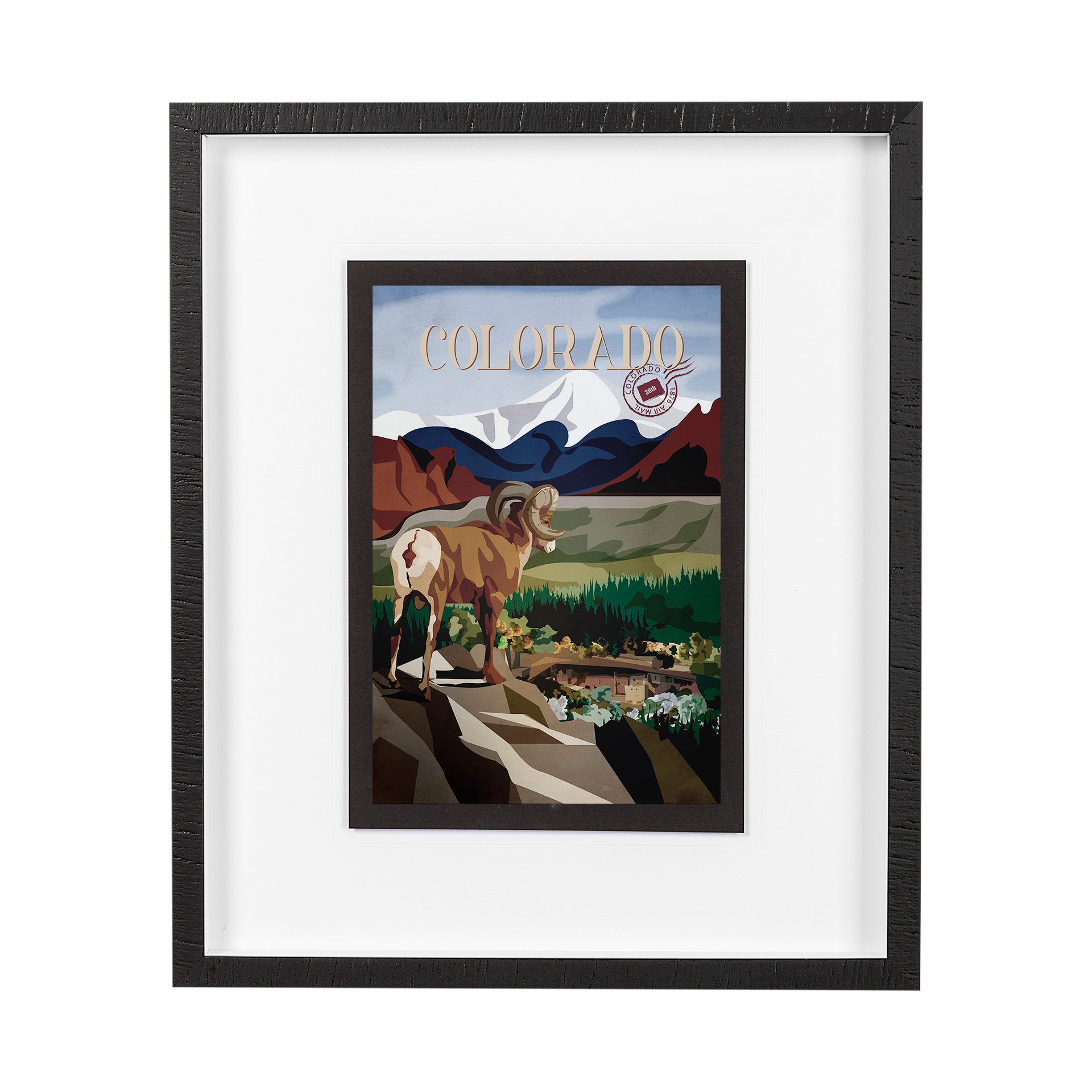 Colorado Go Framed Art