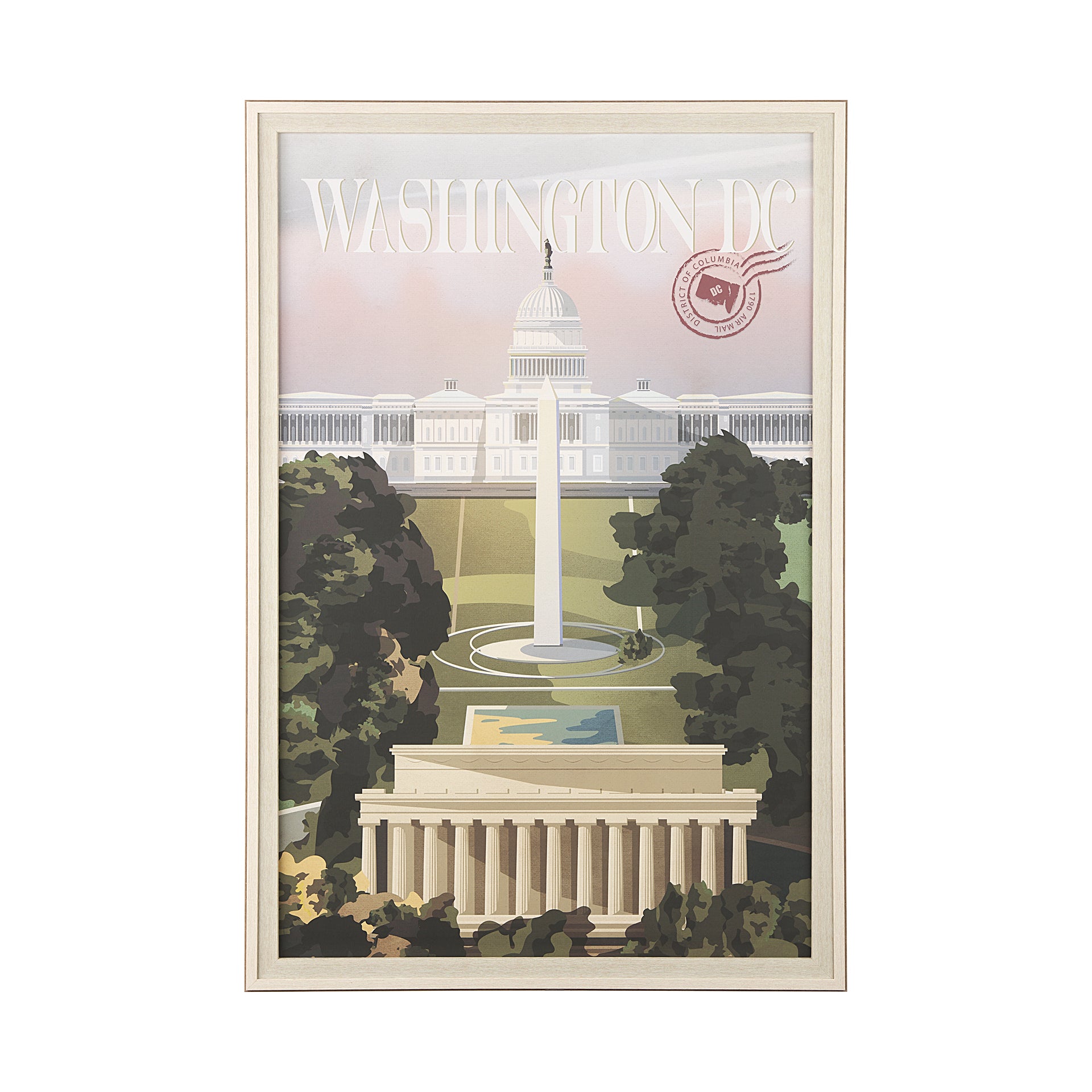Washington D.C. Go Framed Art