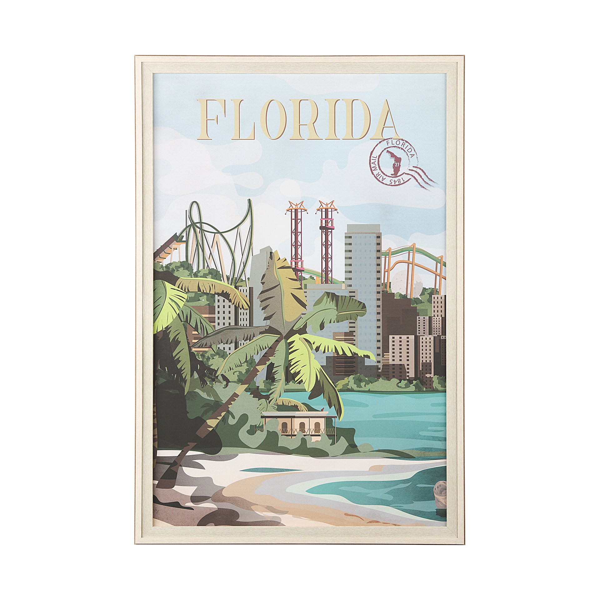 Florida Go Framed Art