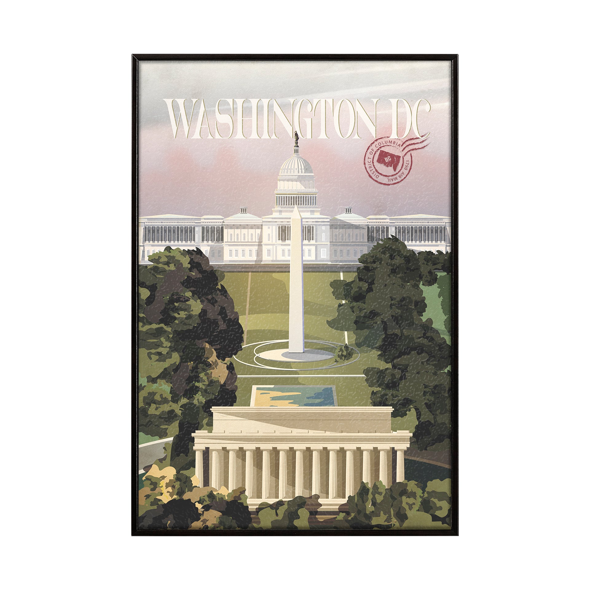 Washington D.C. Go Framed Art
