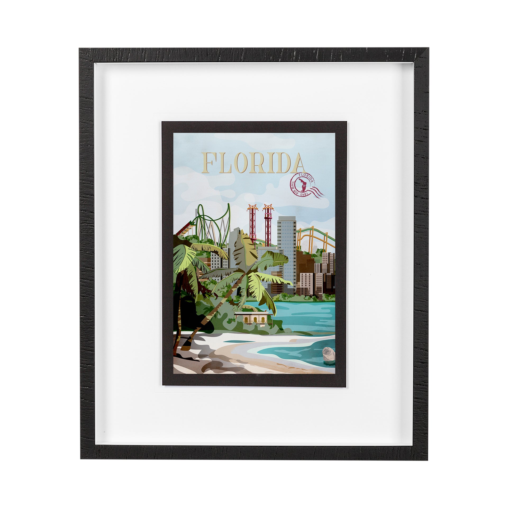Florida Go Framed Art