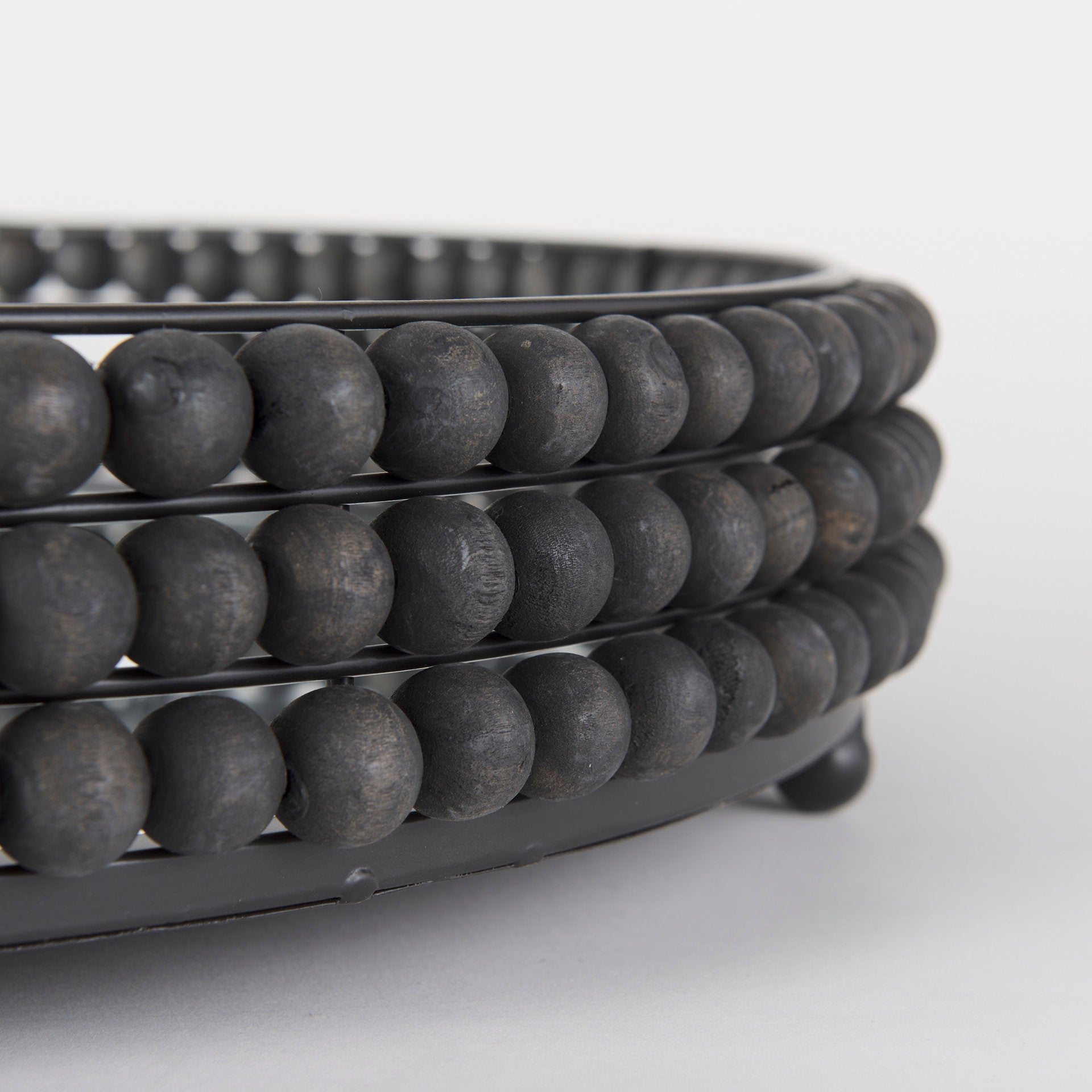 Decatur Beaded Round Tray