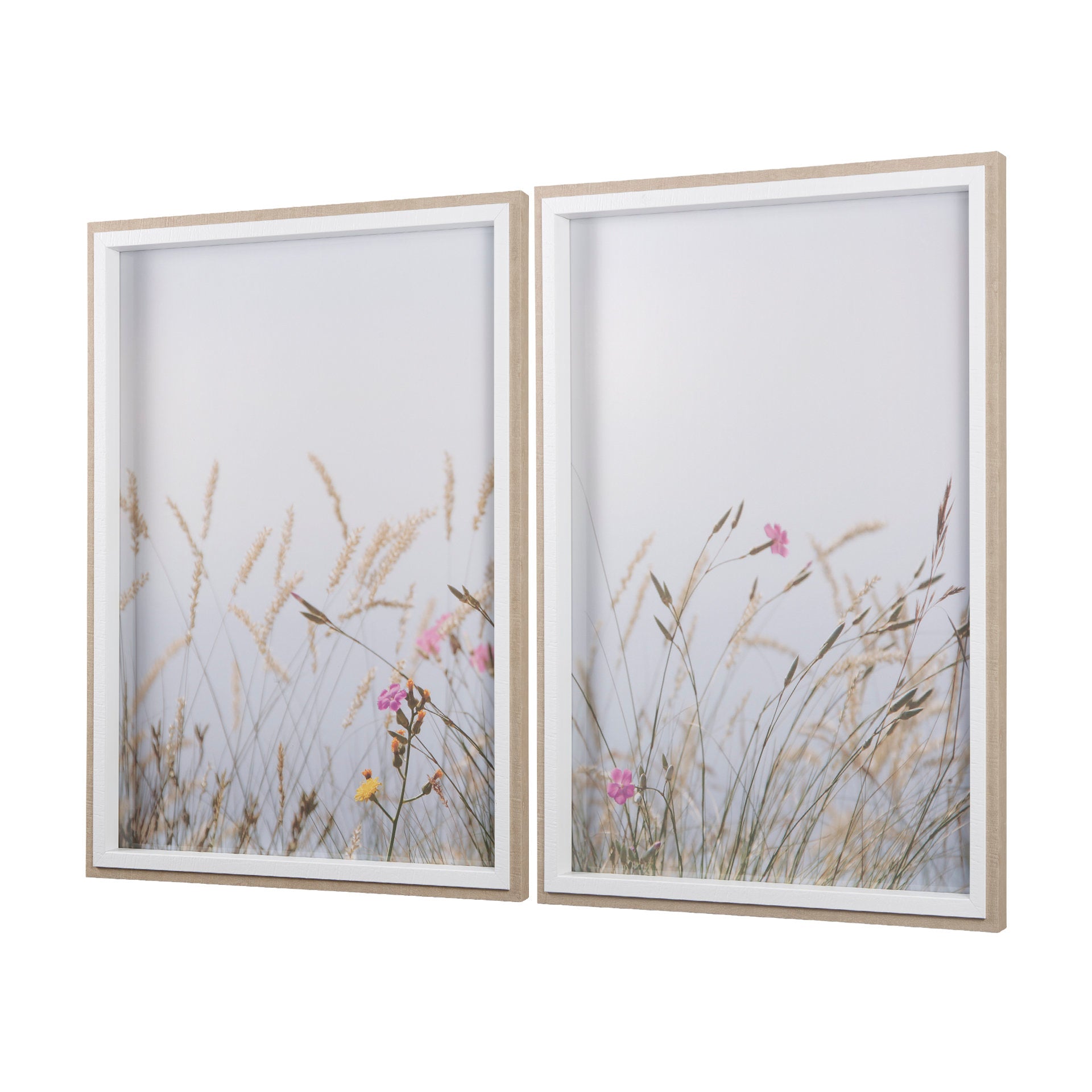 Wildflower Fade Framed Art