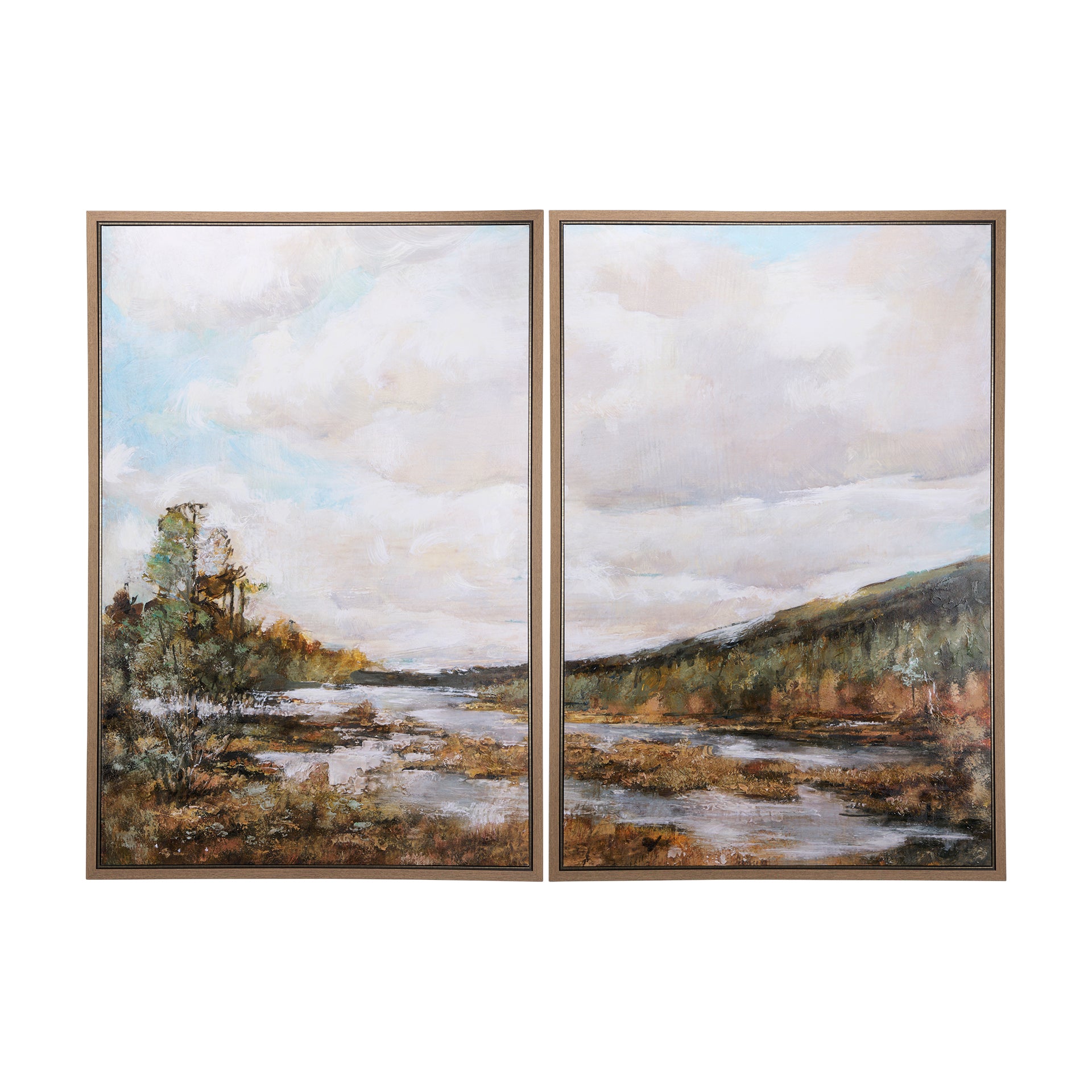 River Valley Framed Canvas Art