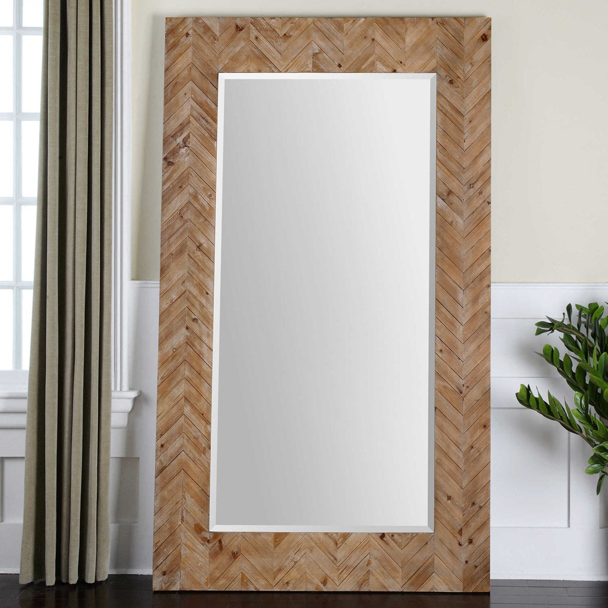 Demetria Wood Mirror