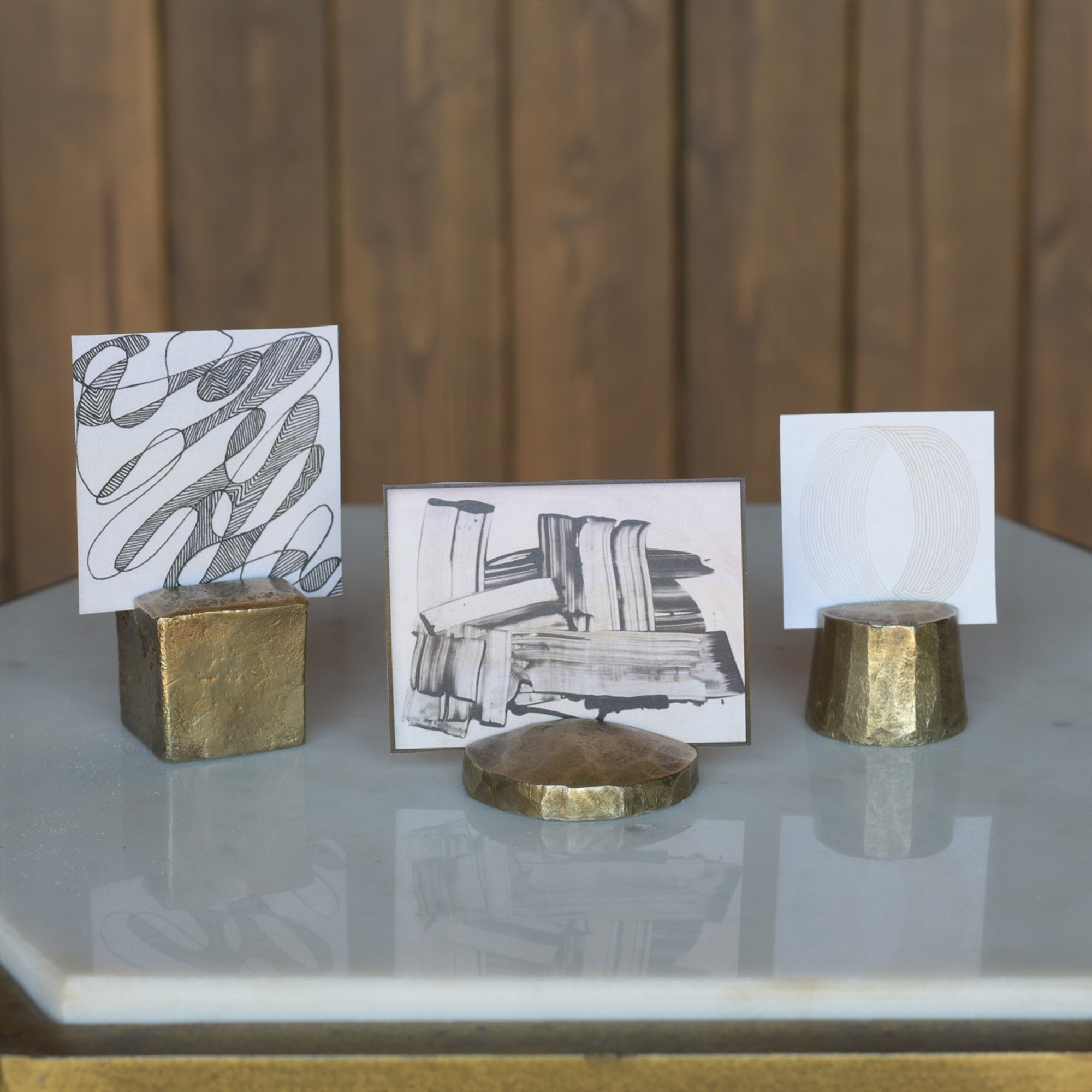 Chiseled Placecard Holder
