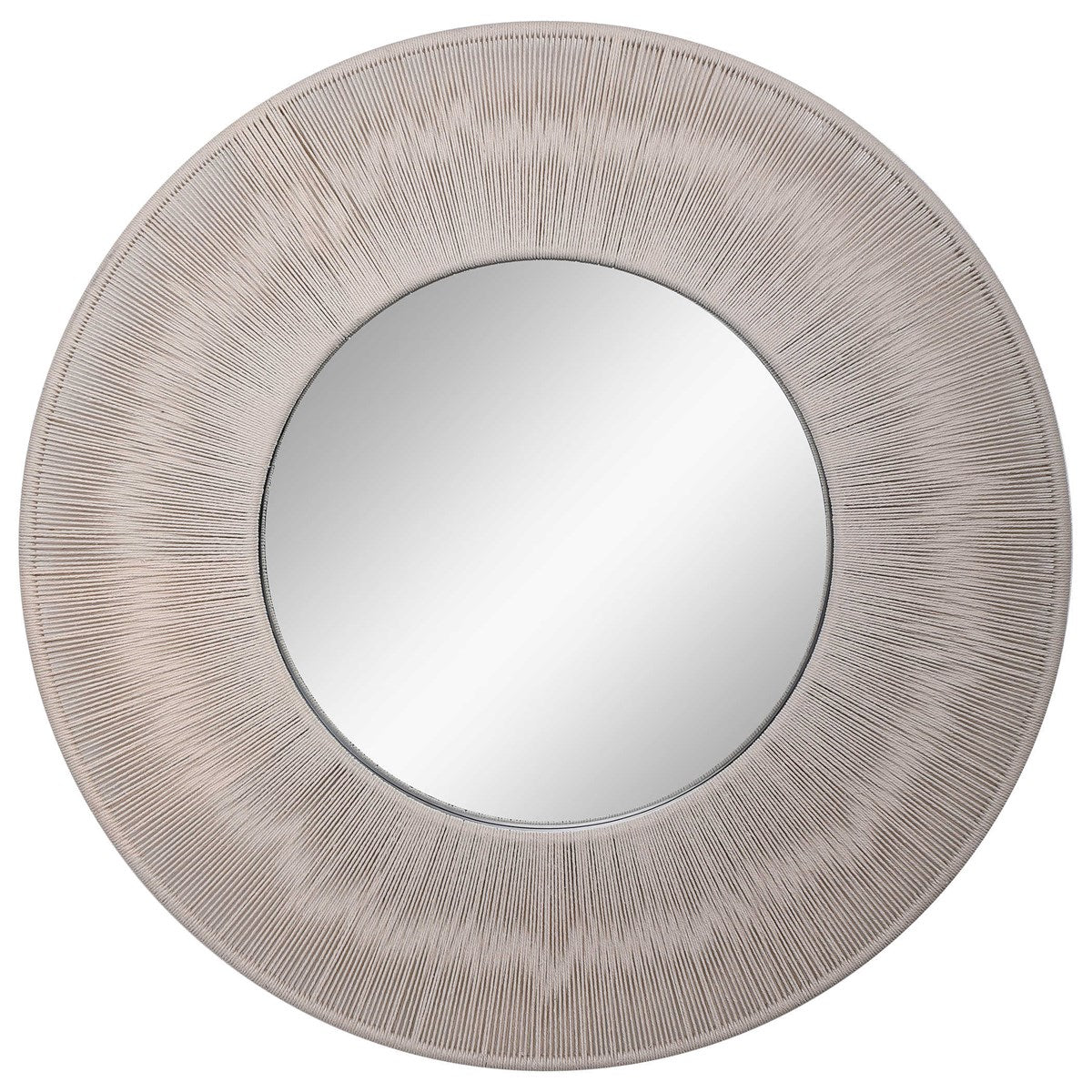 Sailors Knot Round Mirror - Natural