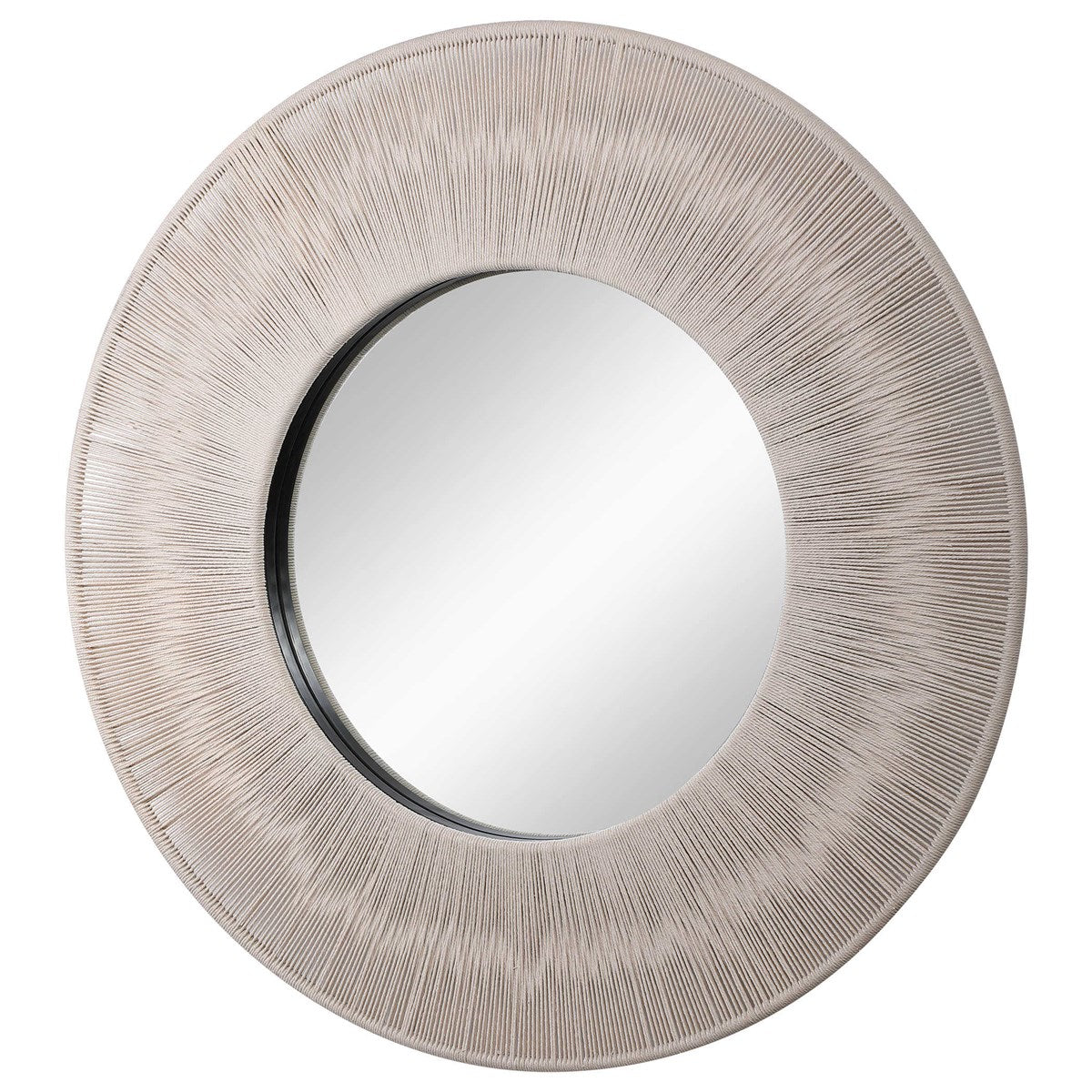 Sailors Knot Round Mirror - Natural