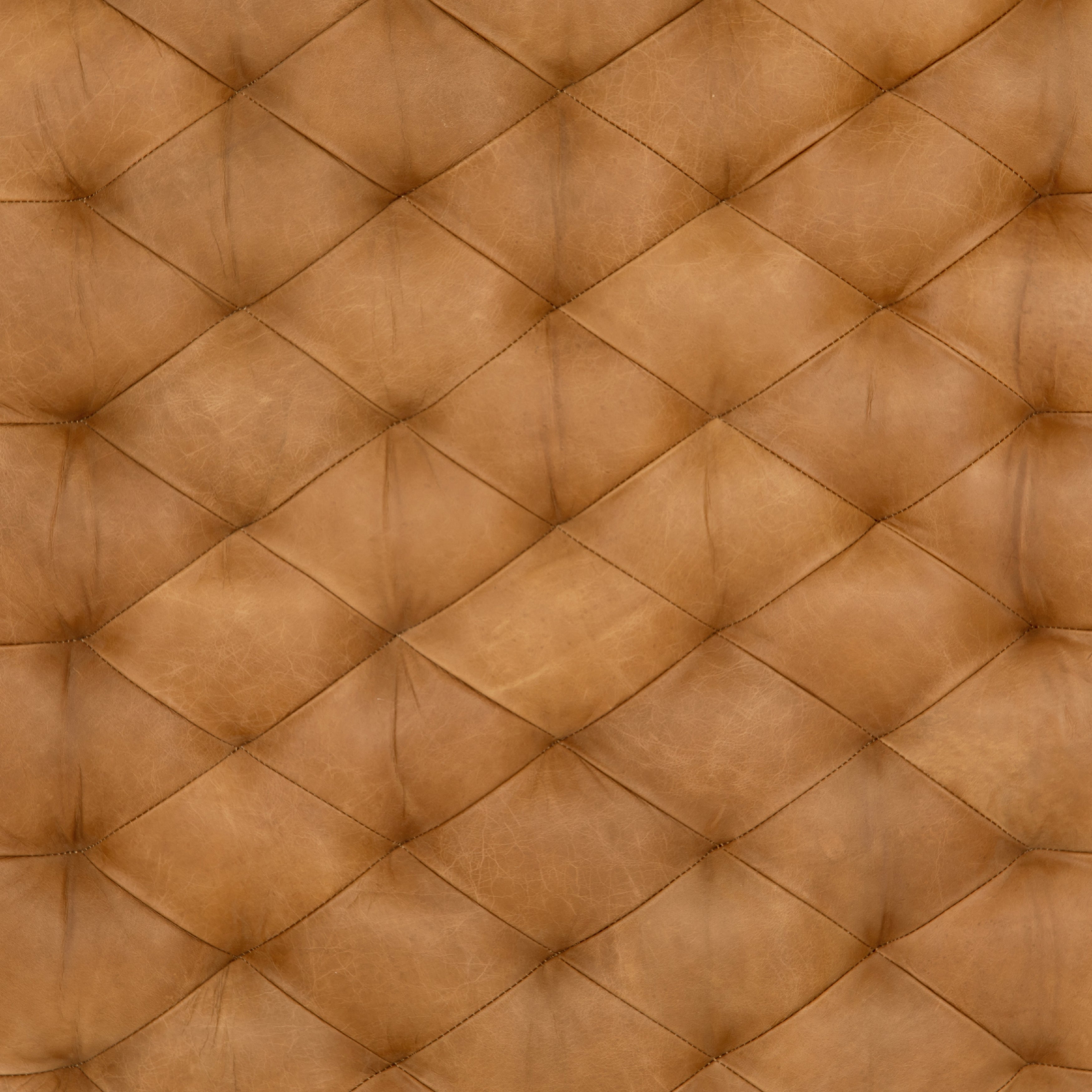 Gibson Leather Ottoman