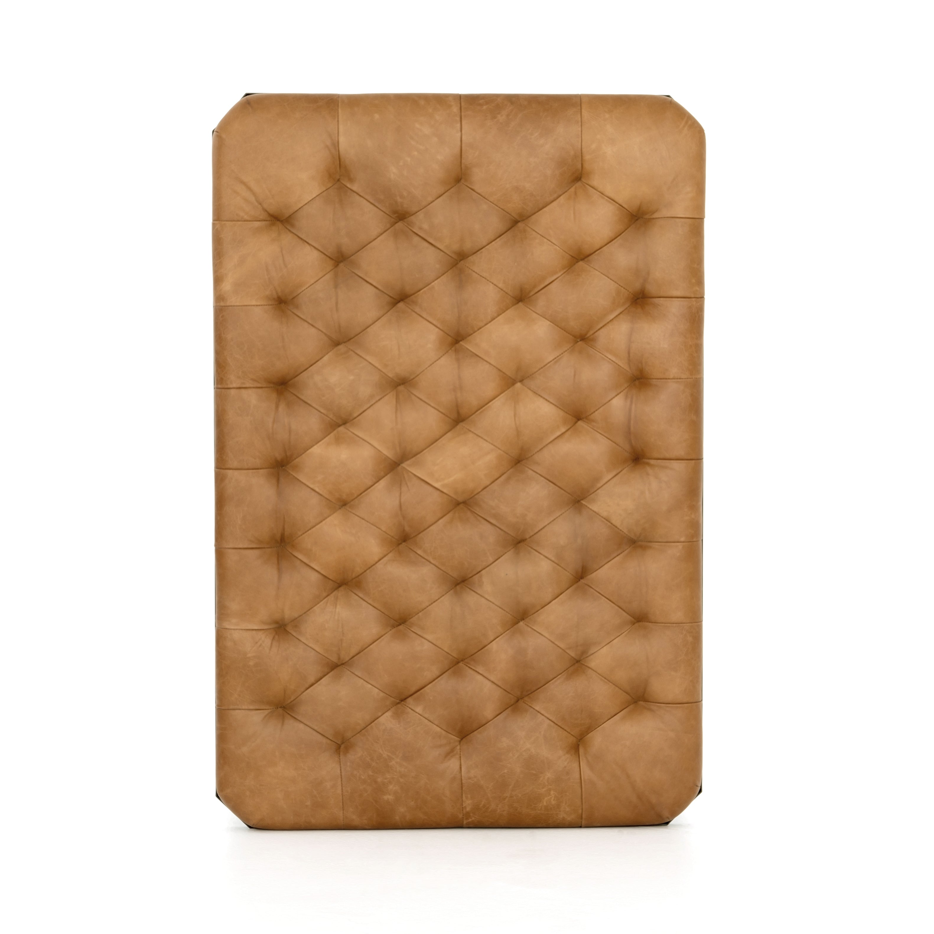 Gibson Leather Ottoman
