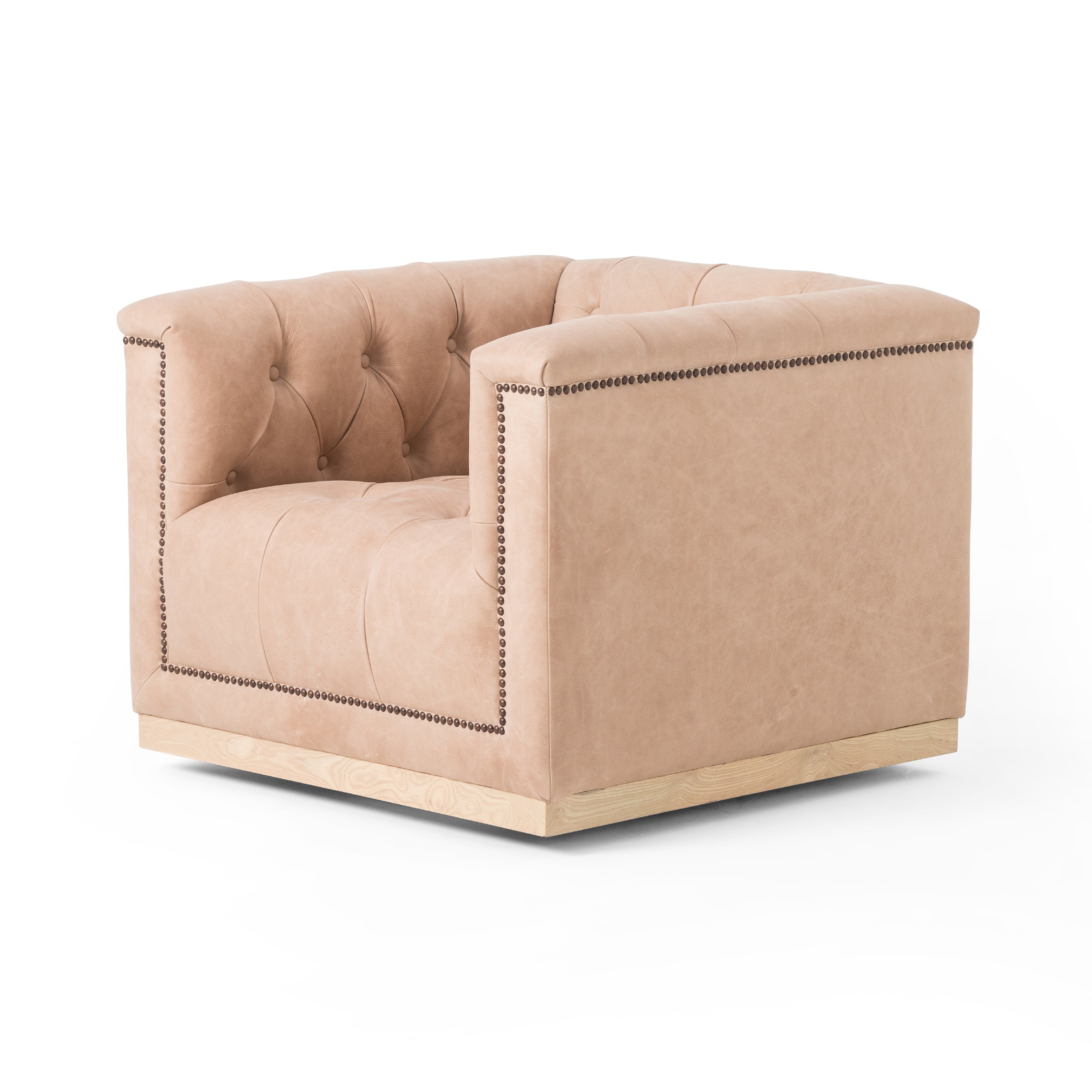 Manchester Leather Swivel Chair