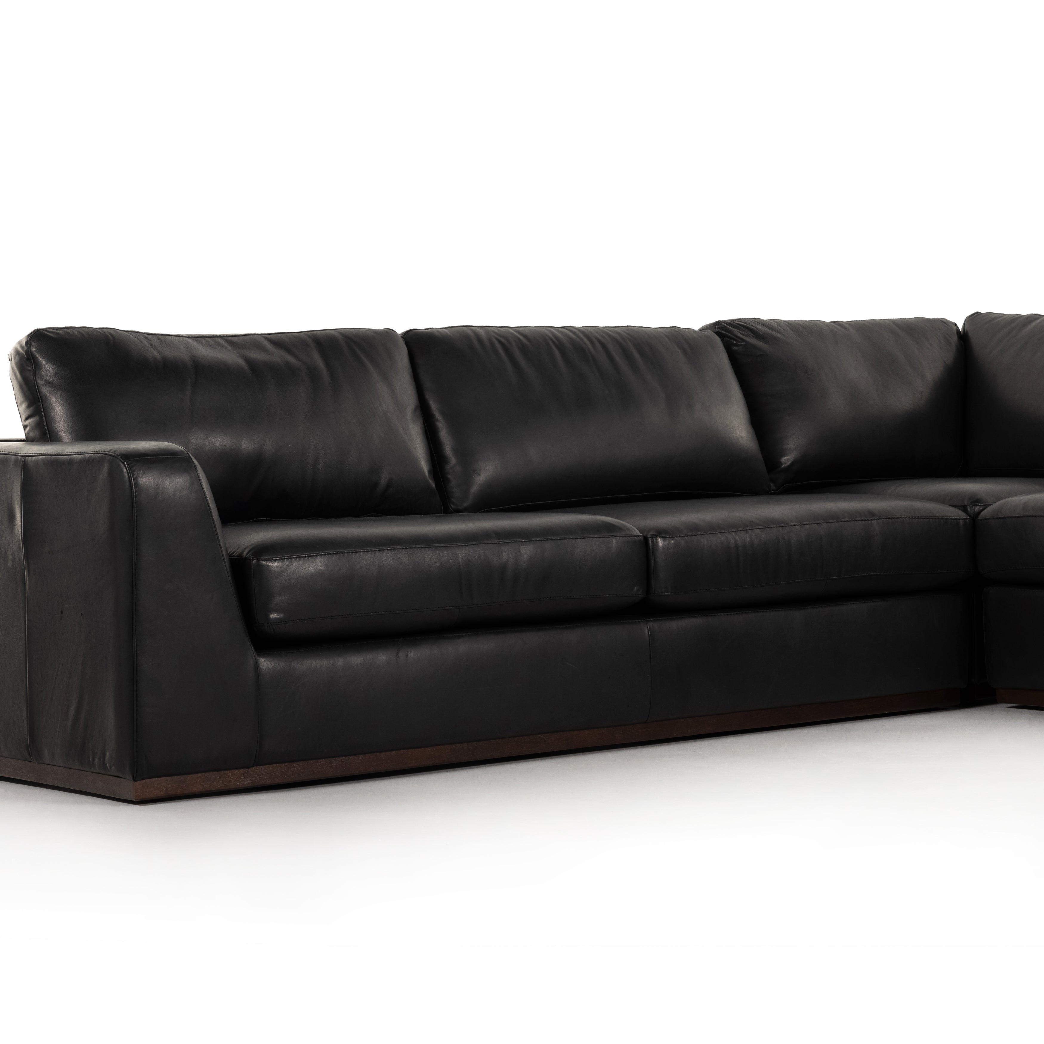 Candice 3-Piece Leather Sectional