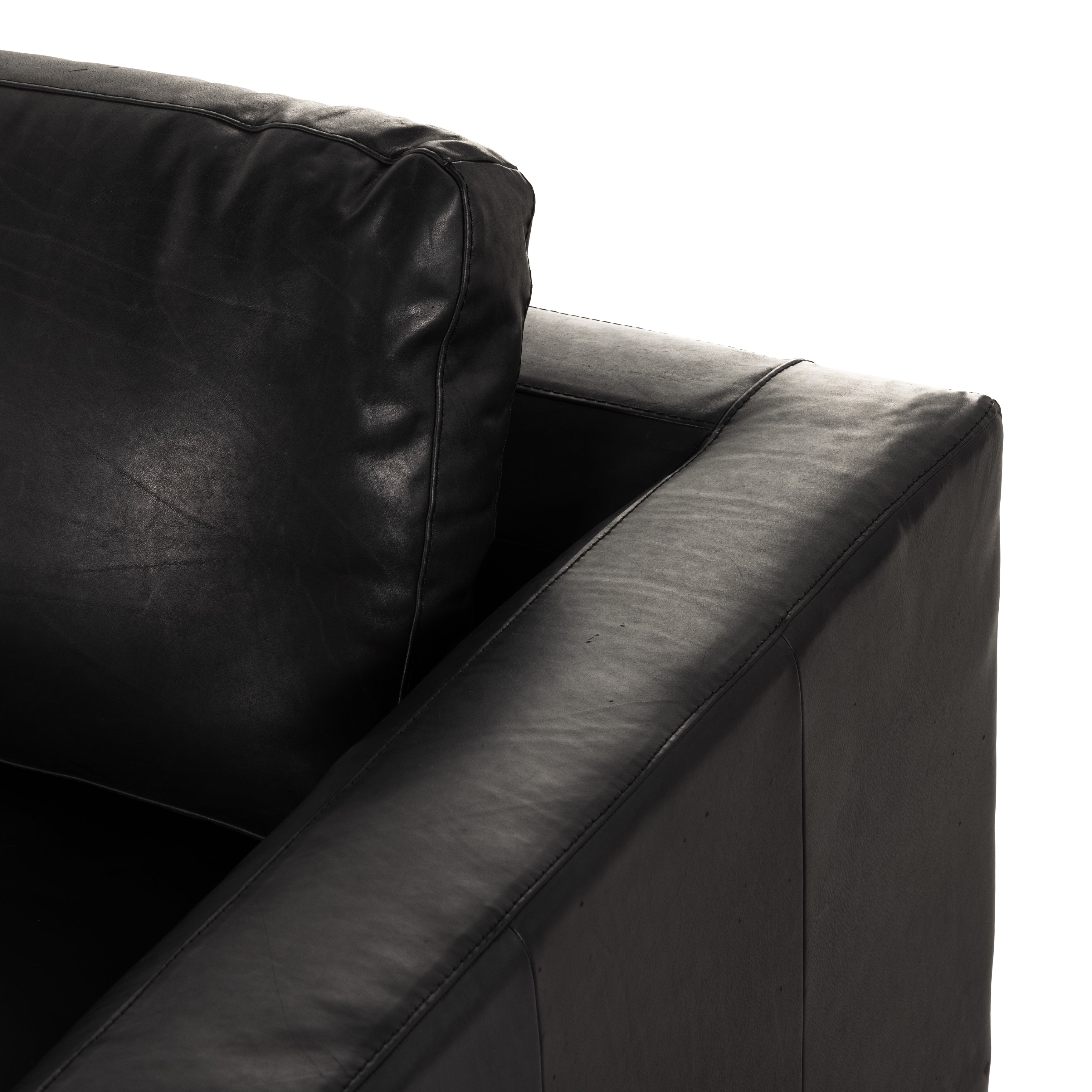 Candice 3-Piece Leather Sectional