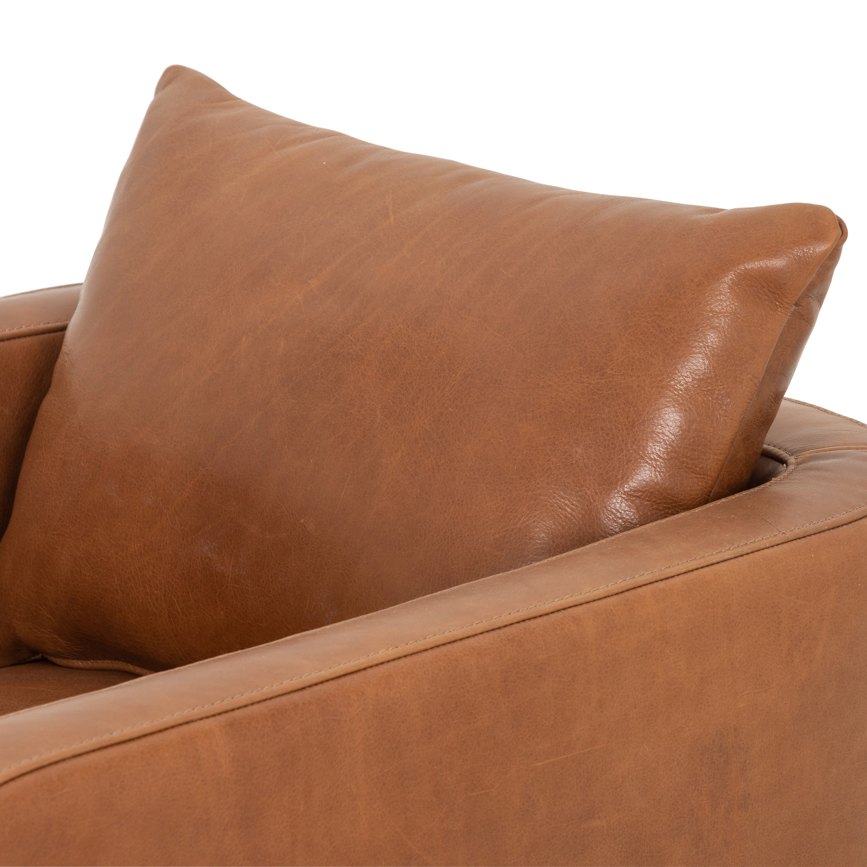 Kai Leather Swivel Chair