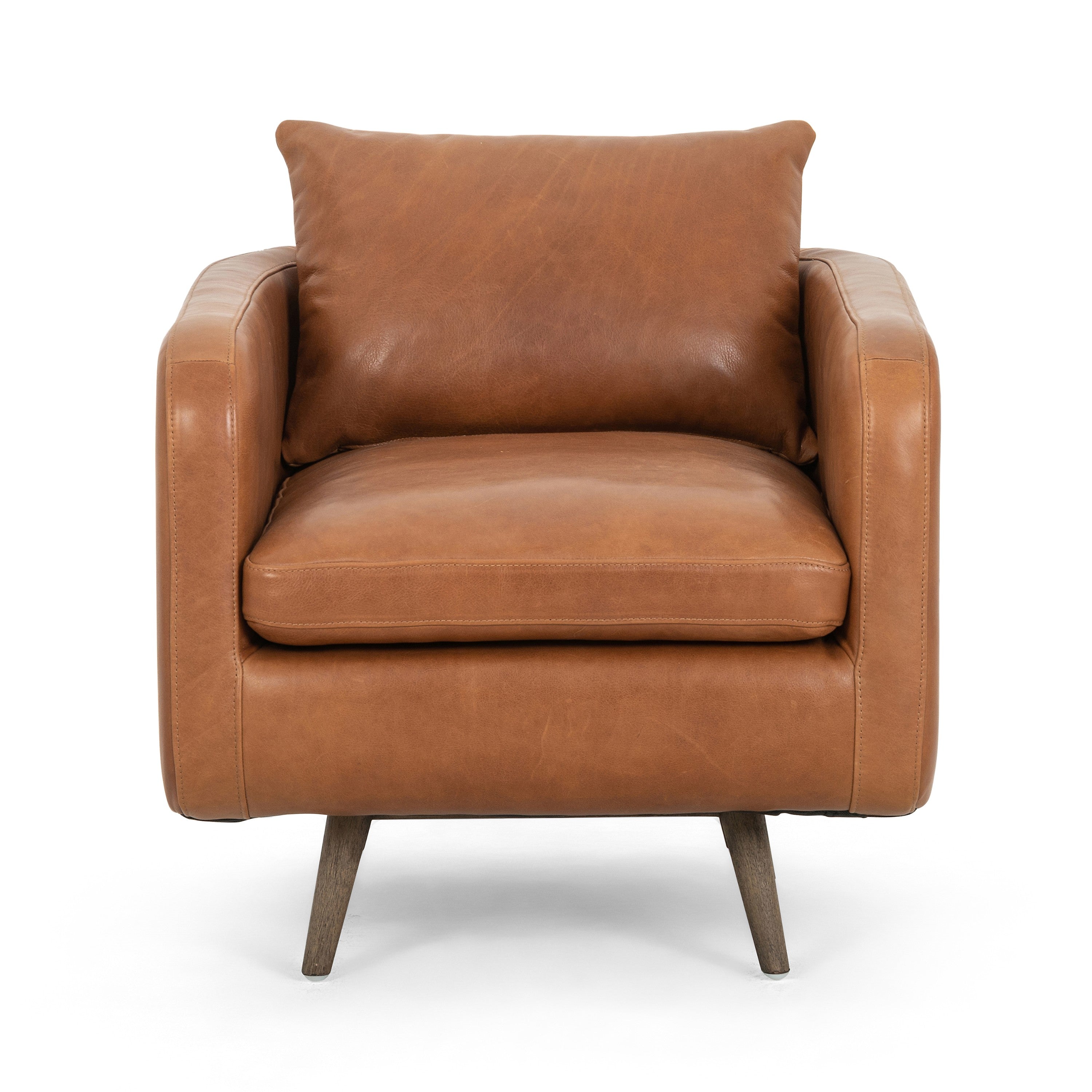 Kai Leather Swivel Chair