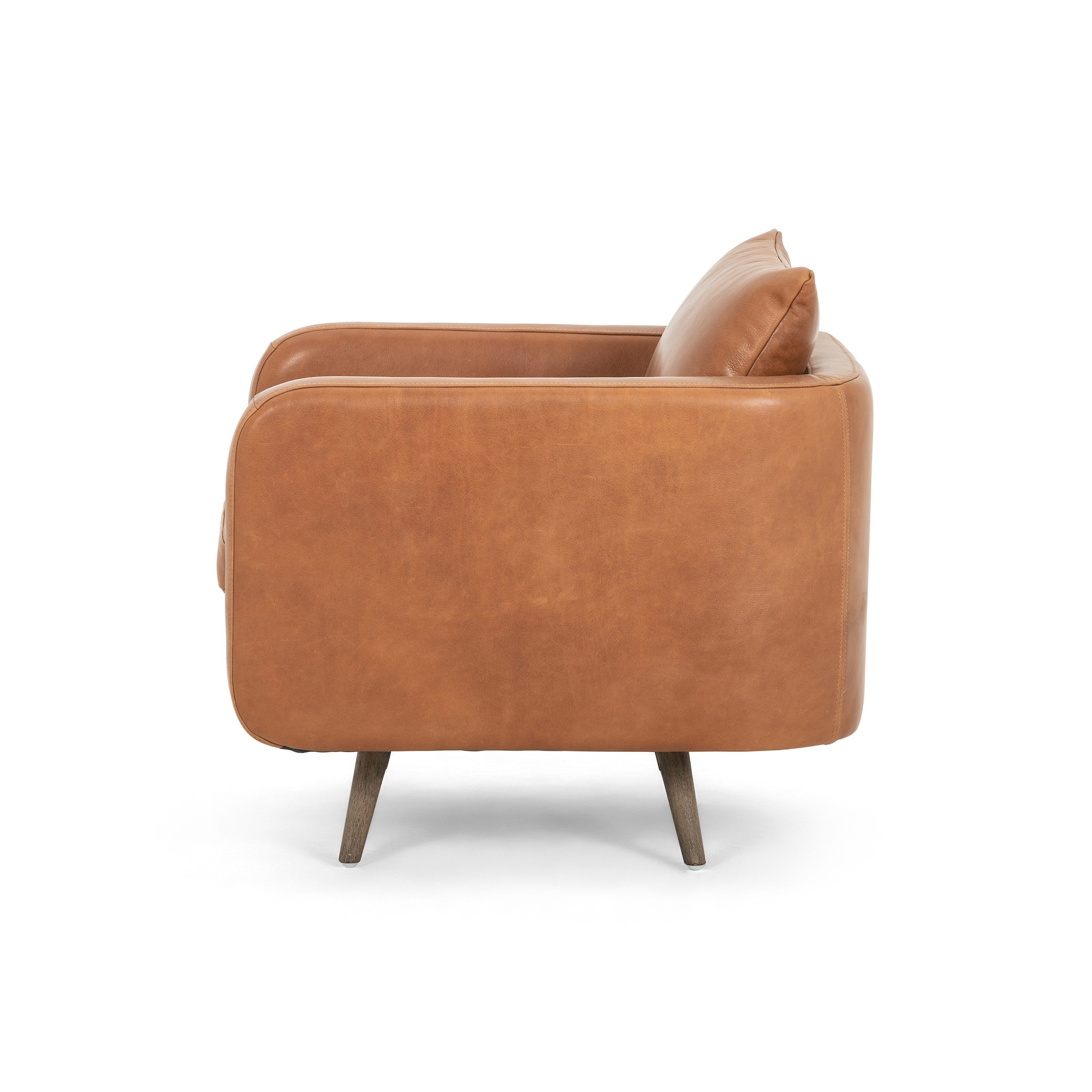 Kai Leather Swivel Chair