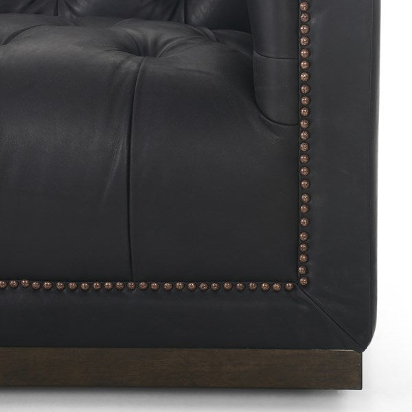 Manchester Short Leather Sofa