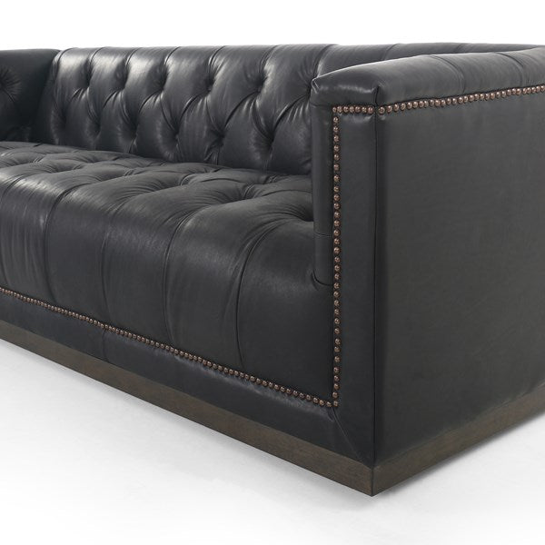 Manchester Short Leather Sofa