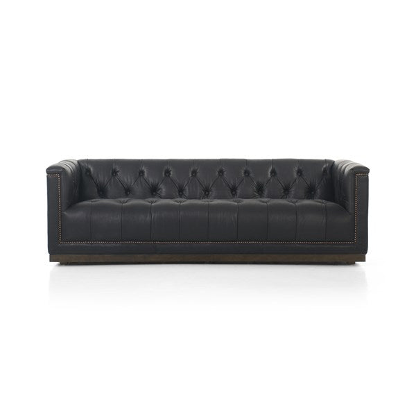 Manchester Short Leather Sofa