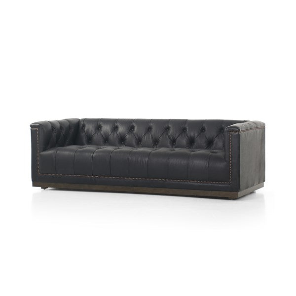 Manchester Short Leather Sofa