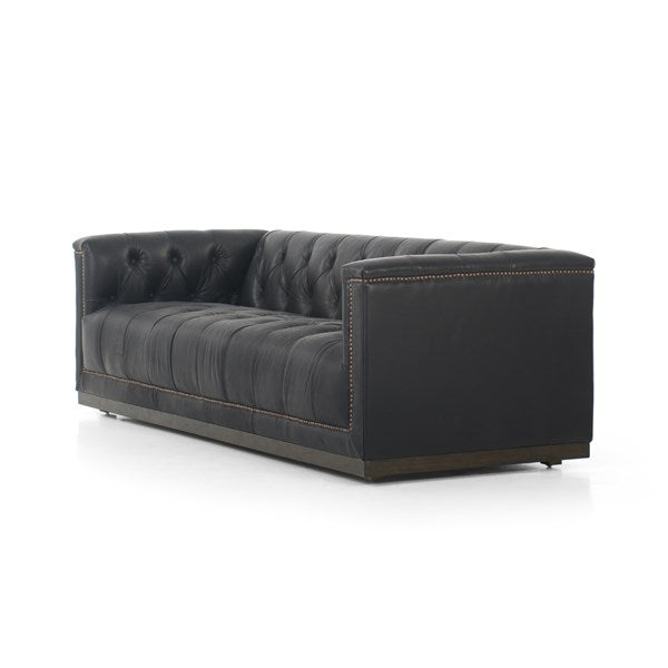 Manchester Short Leather Sofa
