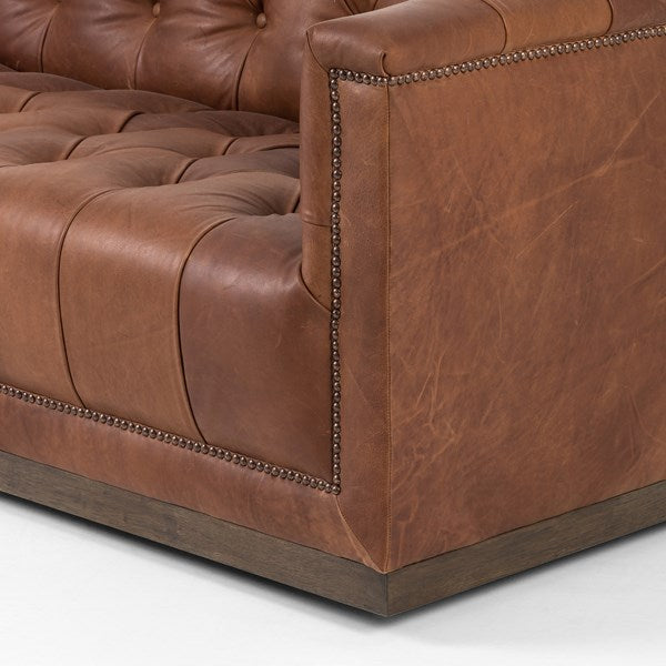 Manchester Short Leather Sofa