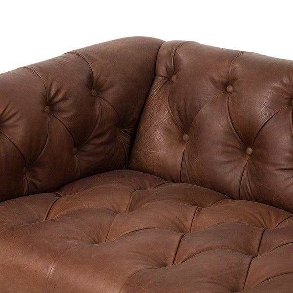 Manchester Short Leather Sofa