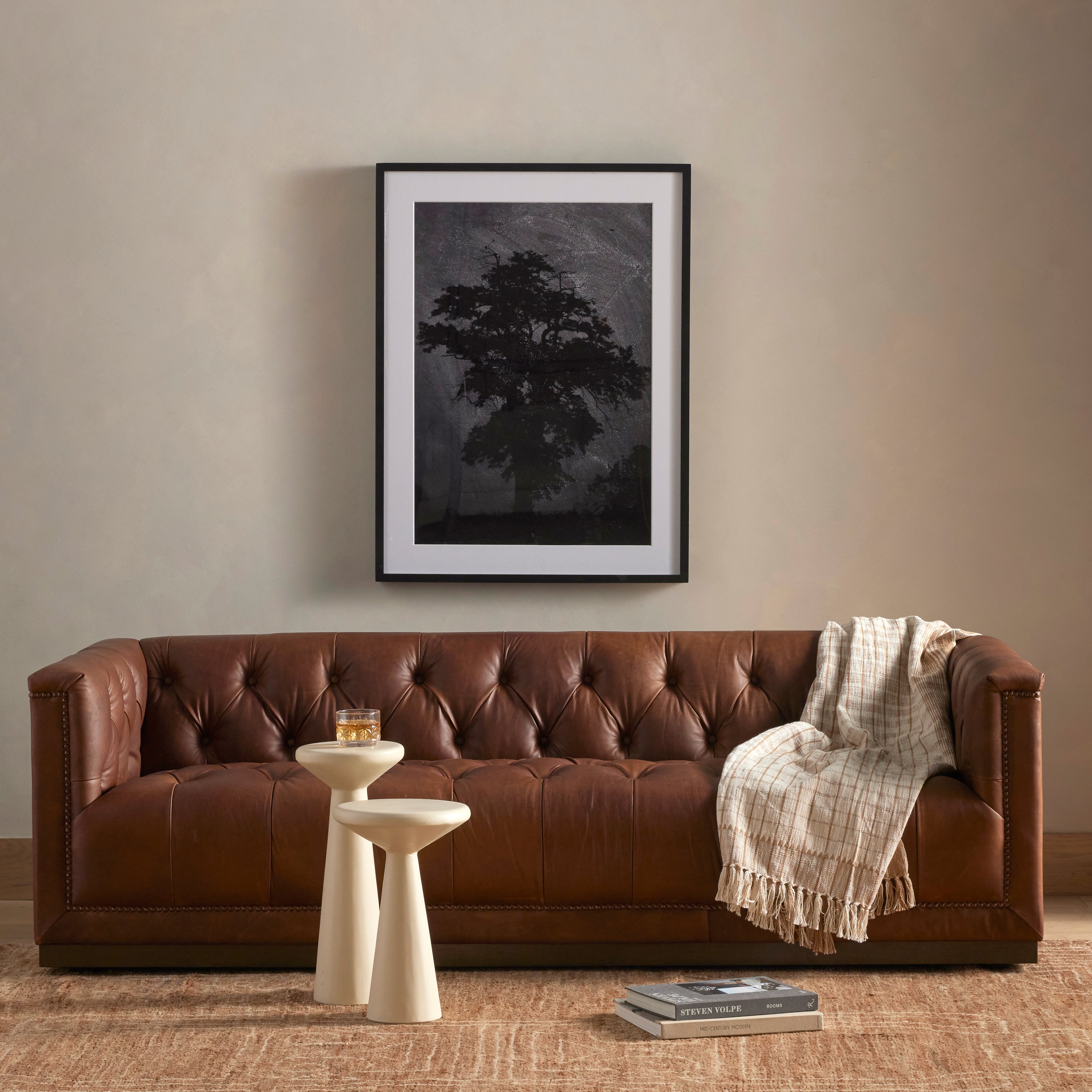 Manchester Short Leather Sofa