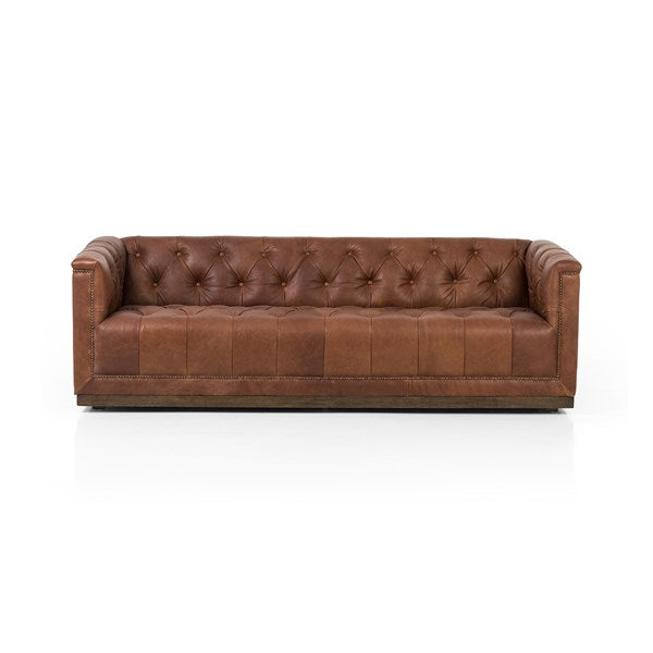 Manchester Short Leather Sofa