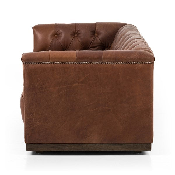 Manchester Short Leather Sofa