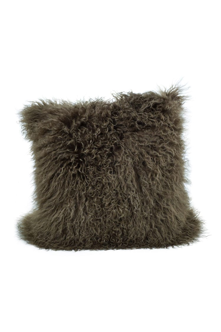 Tibetan Fur Pillow - 16"