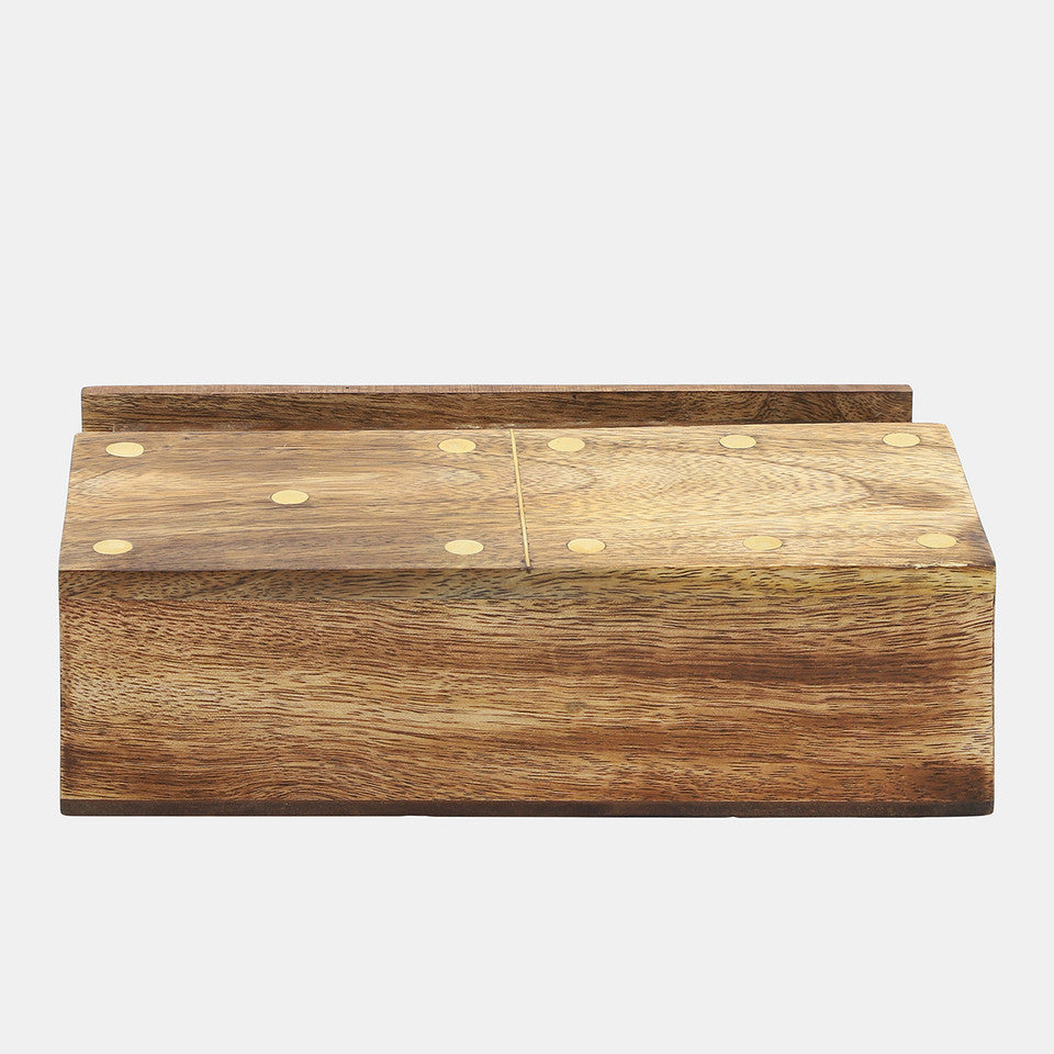 Wood Dominoes Set in Box