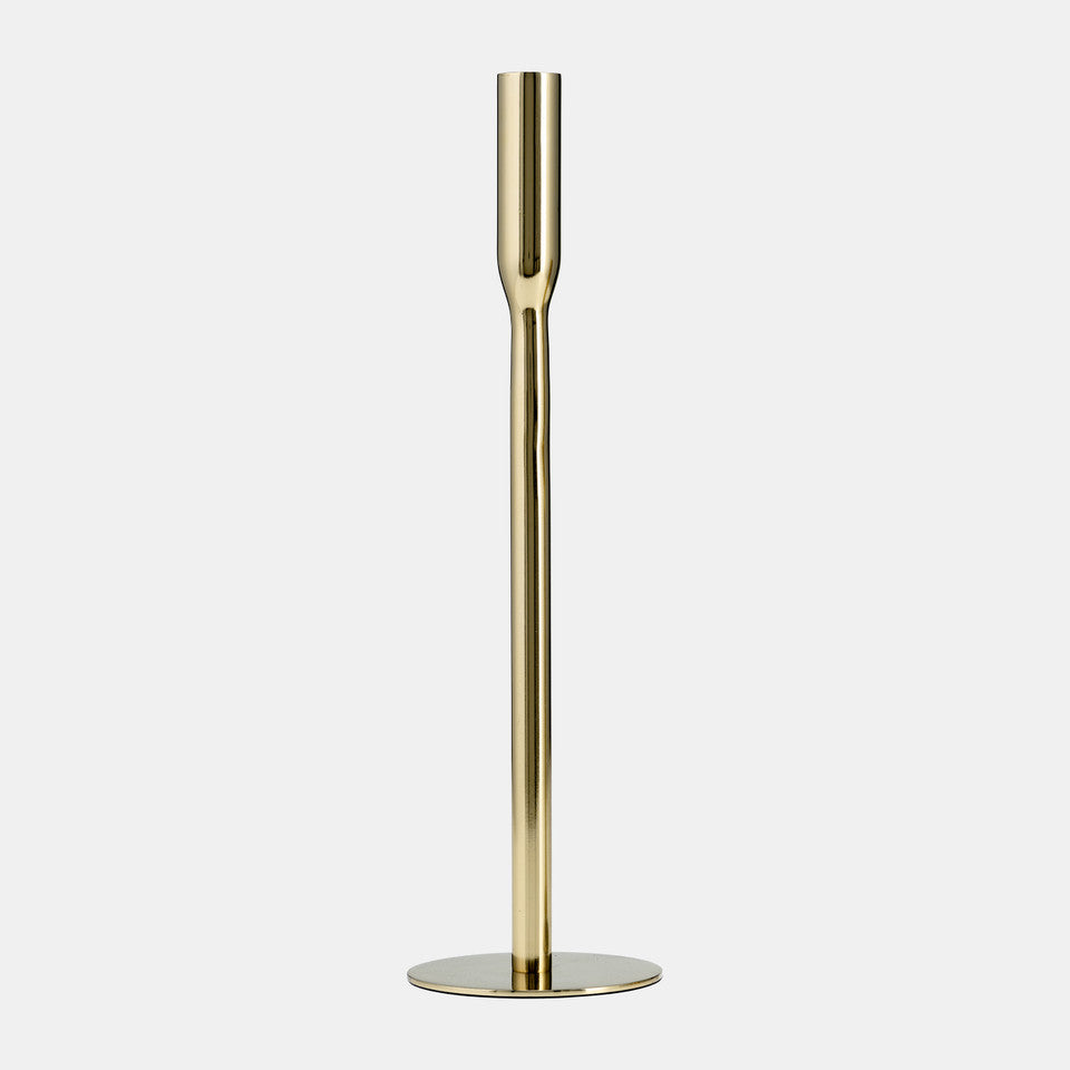 Brass Linear Taper Candle Holder