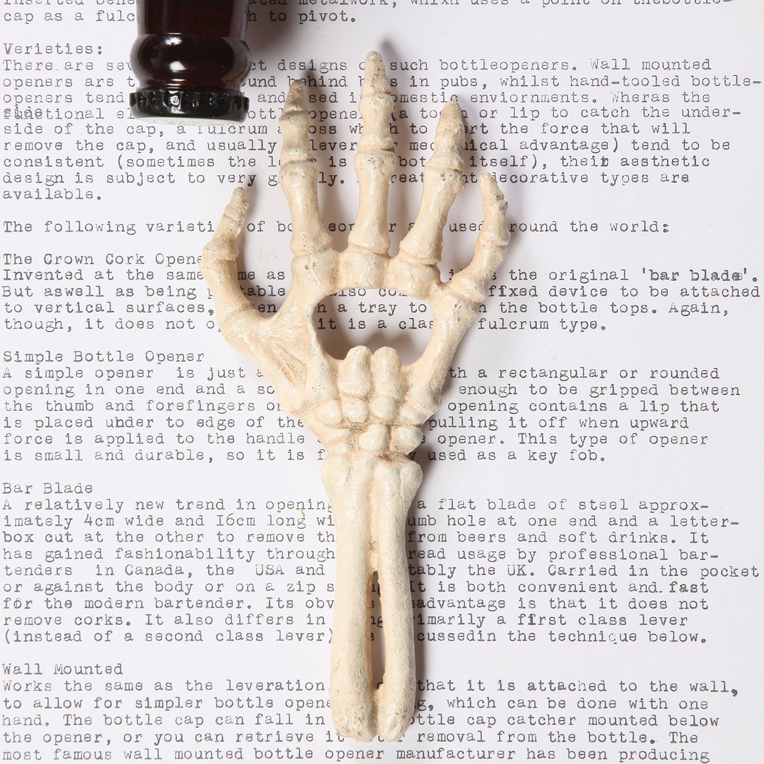 Skeleton Hand Bottle Opener