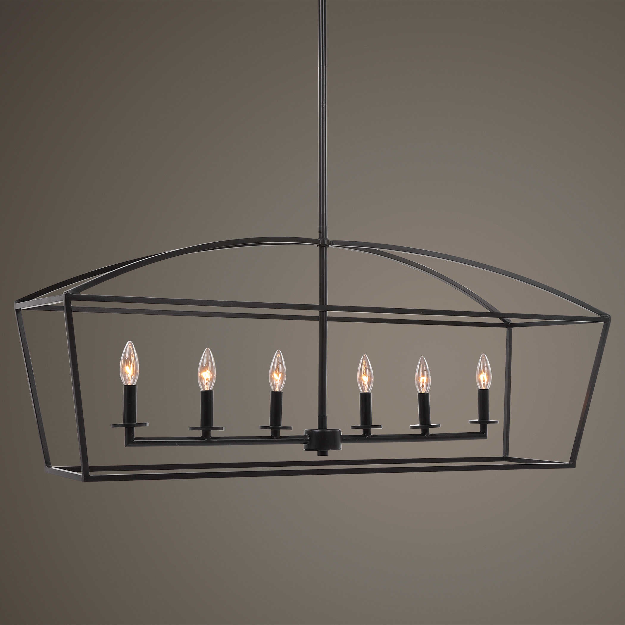 Clayton 6-Light Linear Chandelier