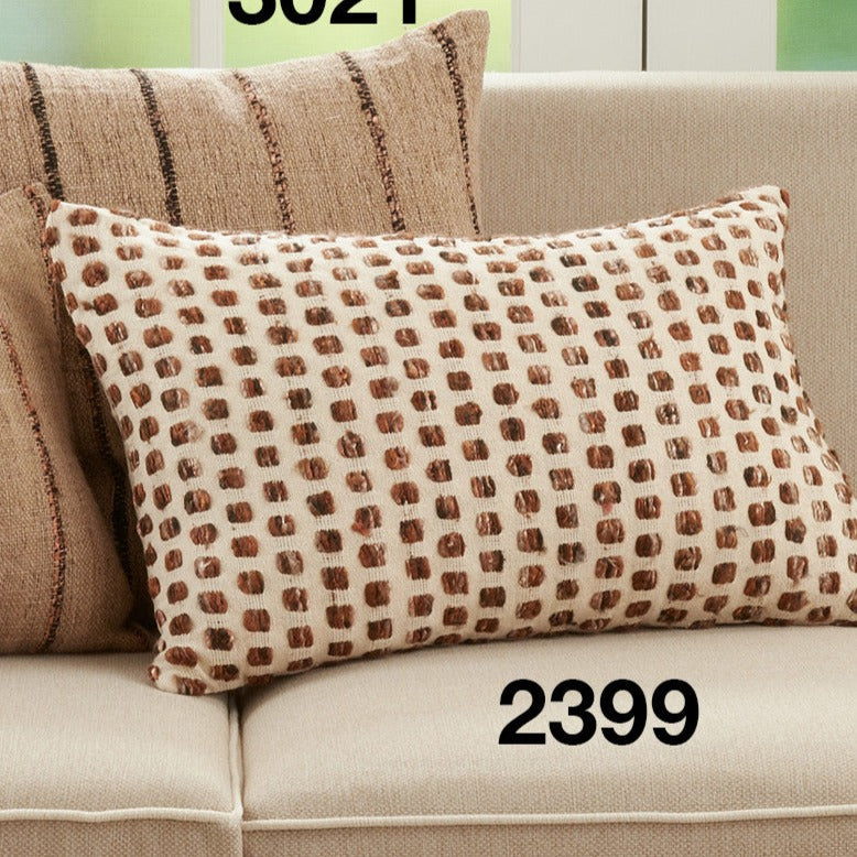Warm Woven Dash Lumbar Pillow