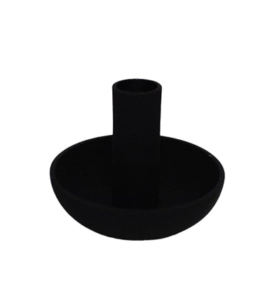 Black Aluminum Candle Holder